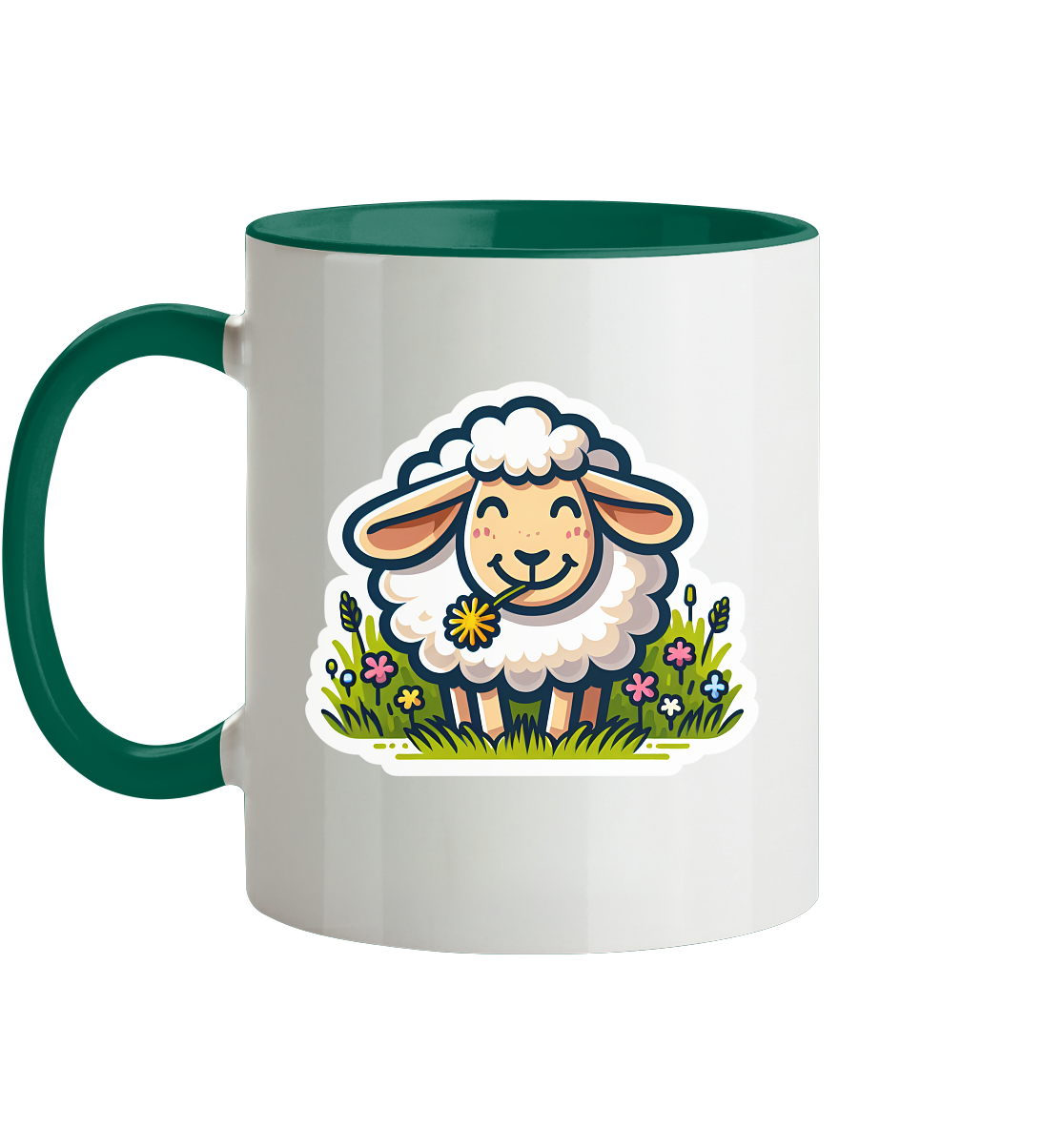 HAPPY SHEEP - Tasse zweifarbig