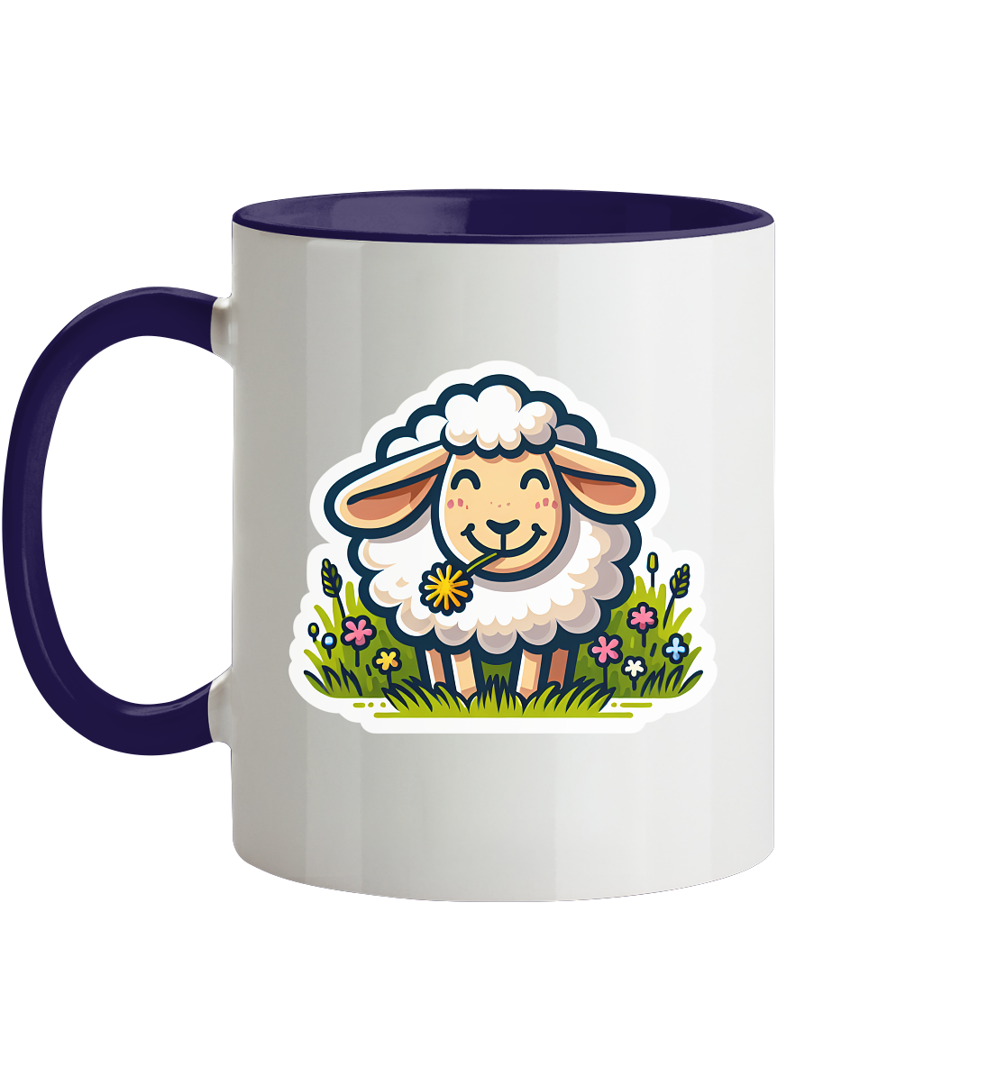 HAPPY SHEEP - Tasse zweifarbig