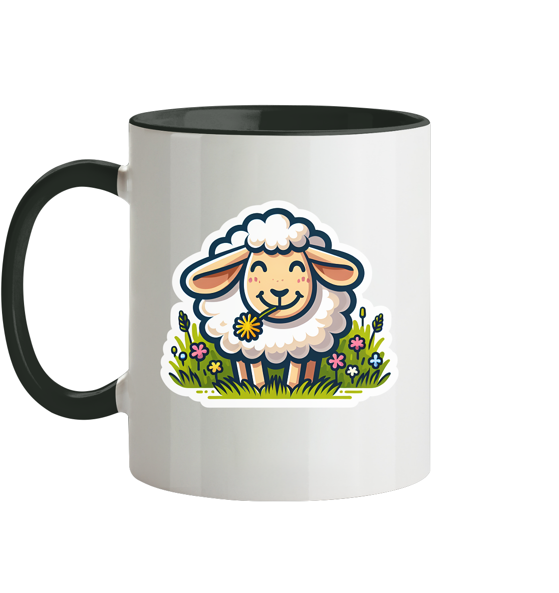 HAPPY SHEEP - Tasse zweifarbig