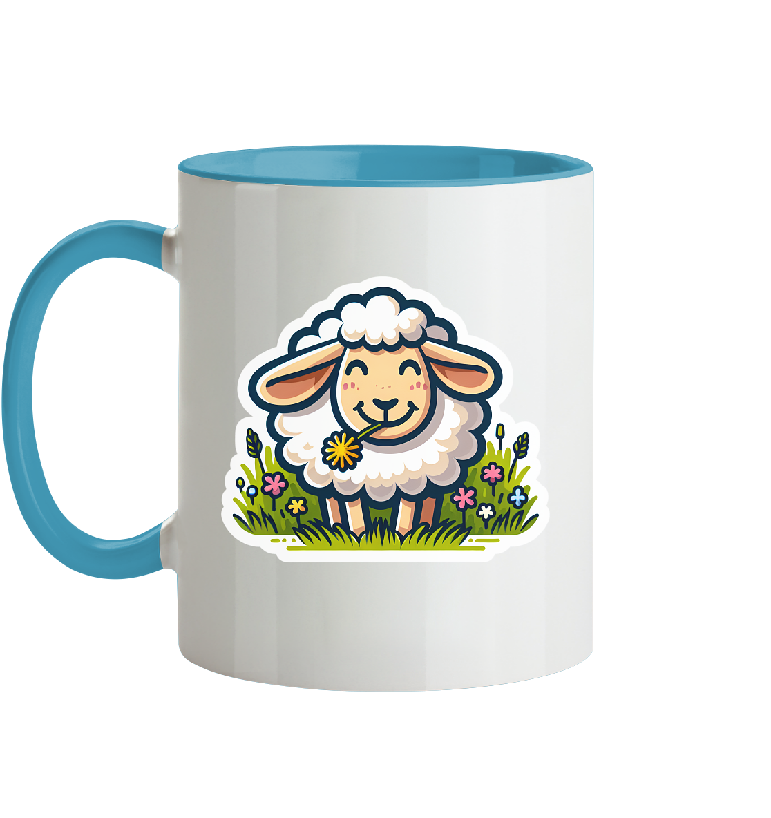 HAPPY SHEEP - Tasse zweifarbig