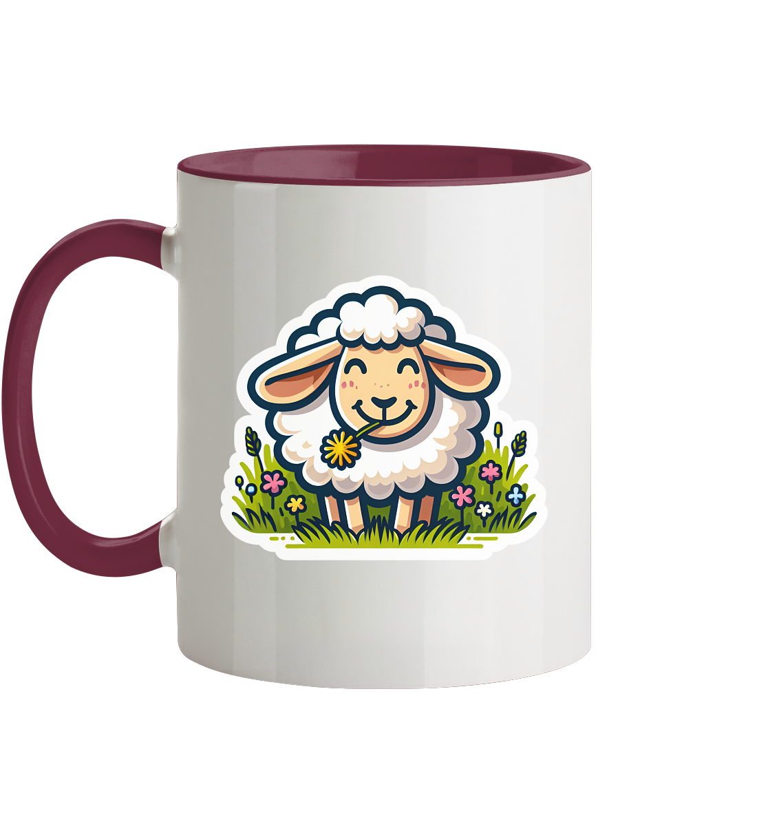 HAPPY SHEEP - Tasse zweifarbig