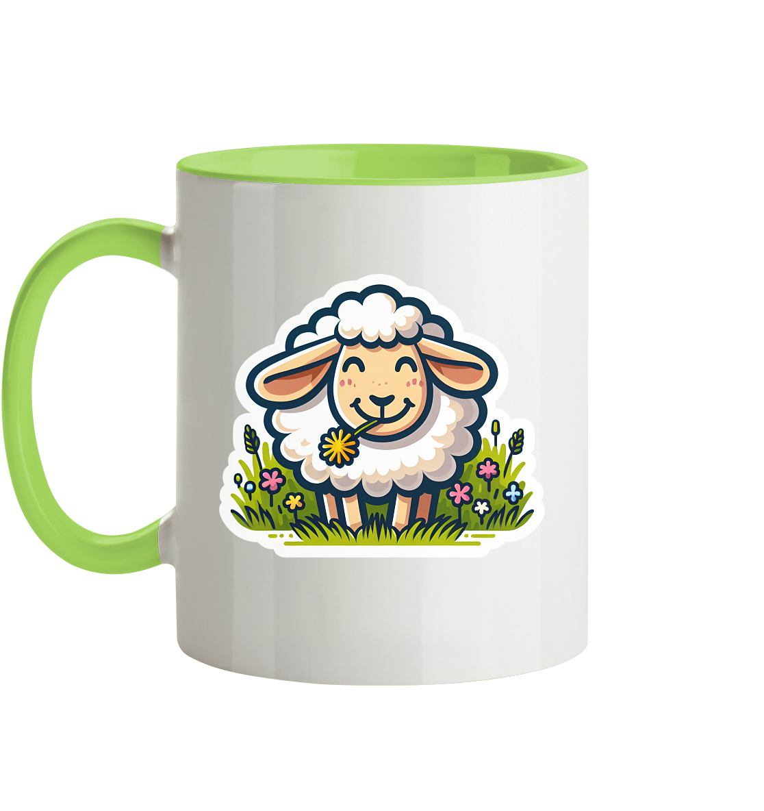 HAPPY SHEEP - Tasse zweifarbig