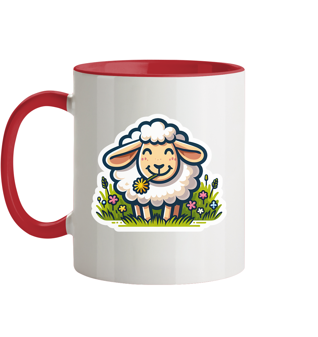 HAPPY SHEEP - Tasse zweifarbig