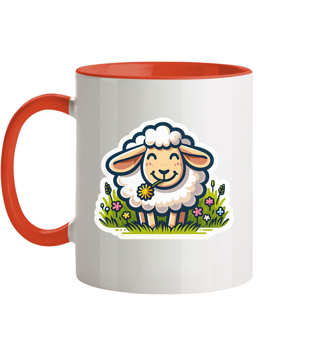 HAPPY SHEEP - Tasse zweifarbig