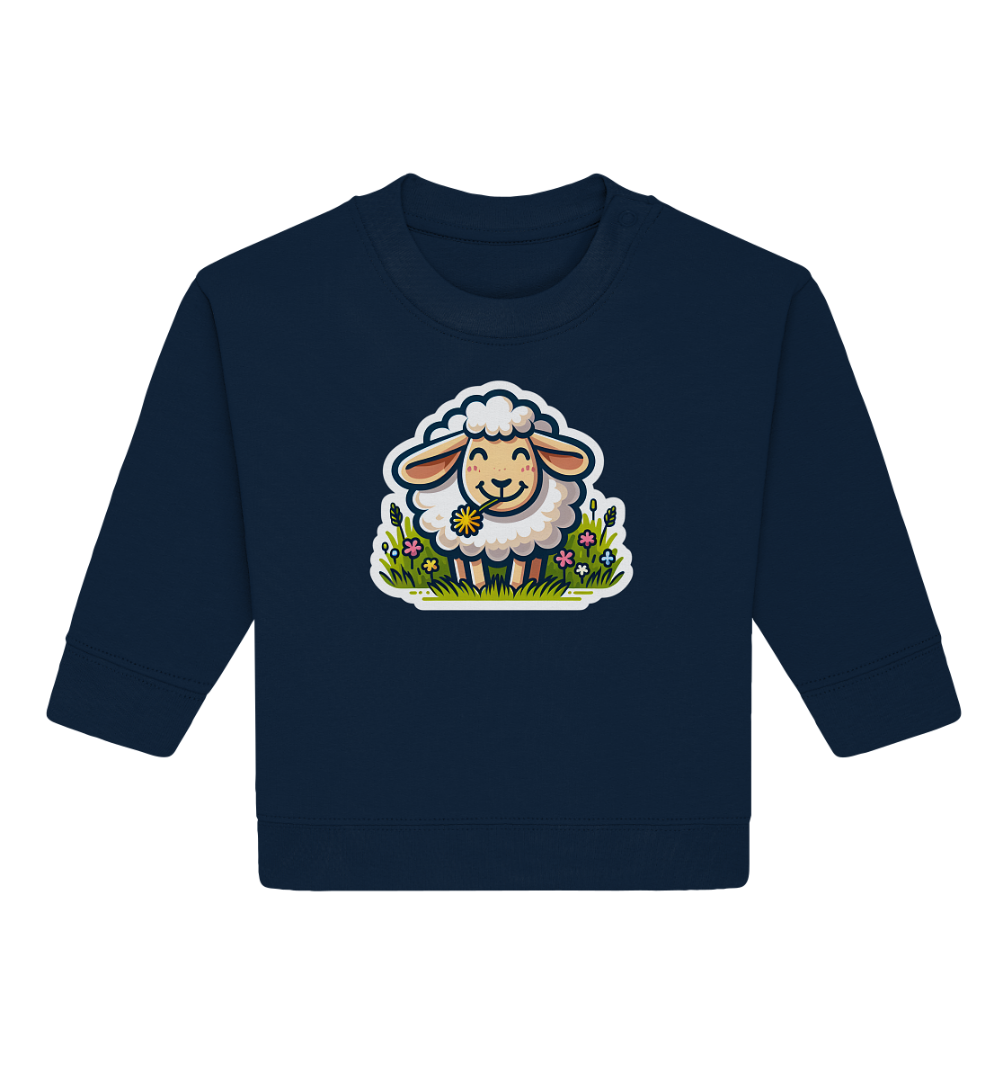 HAPPY SHEEP - Baby Organic Sweatshirt