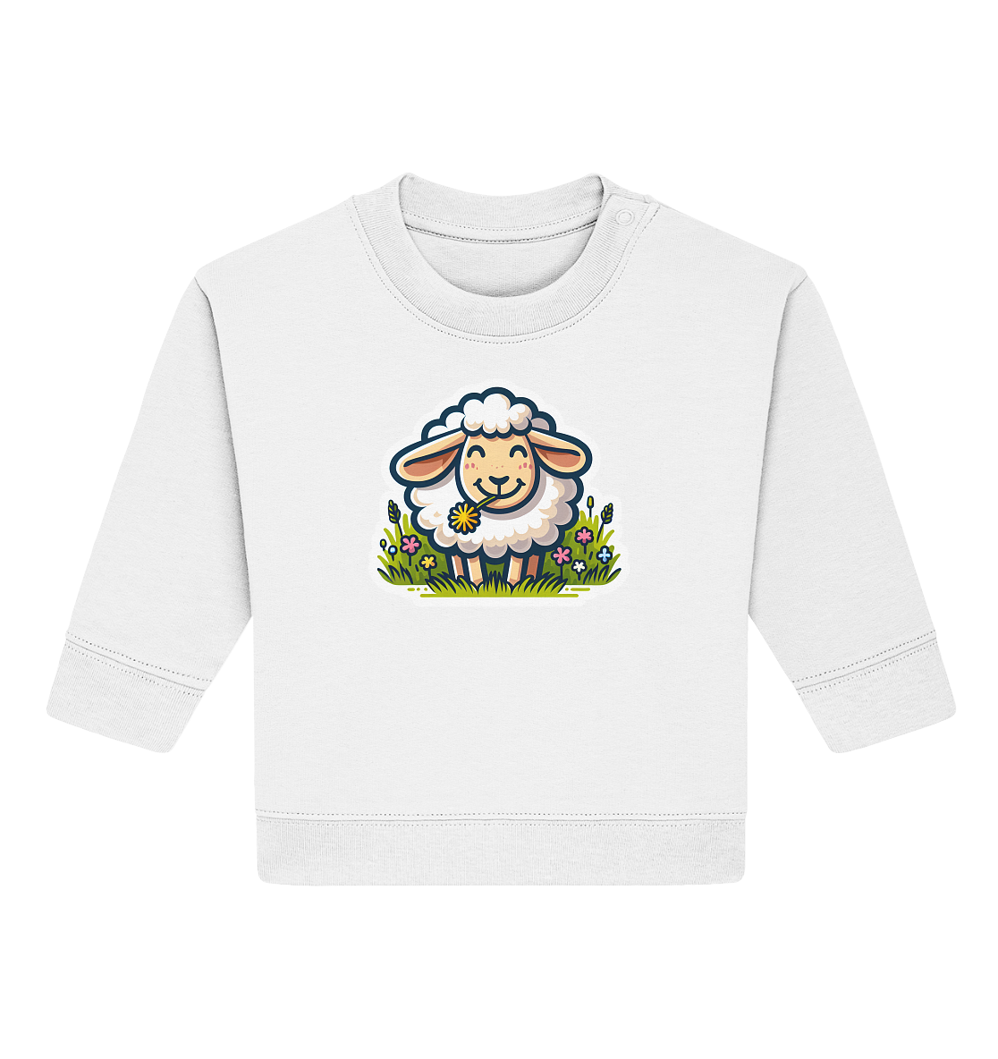 HAPPY SHEEP - Baby Organic Sweatshirt