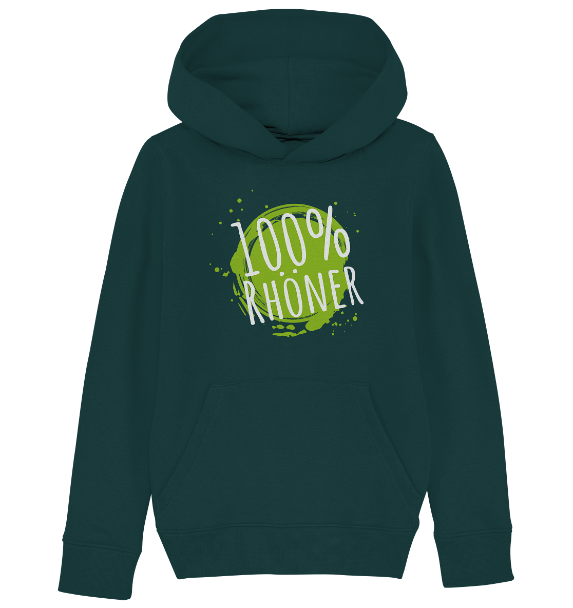 100% RHÖNER - Kids Organic Hoodie
