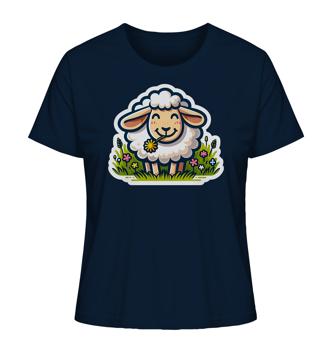 HAPPY SHEEP - Ladies Organic Shirt