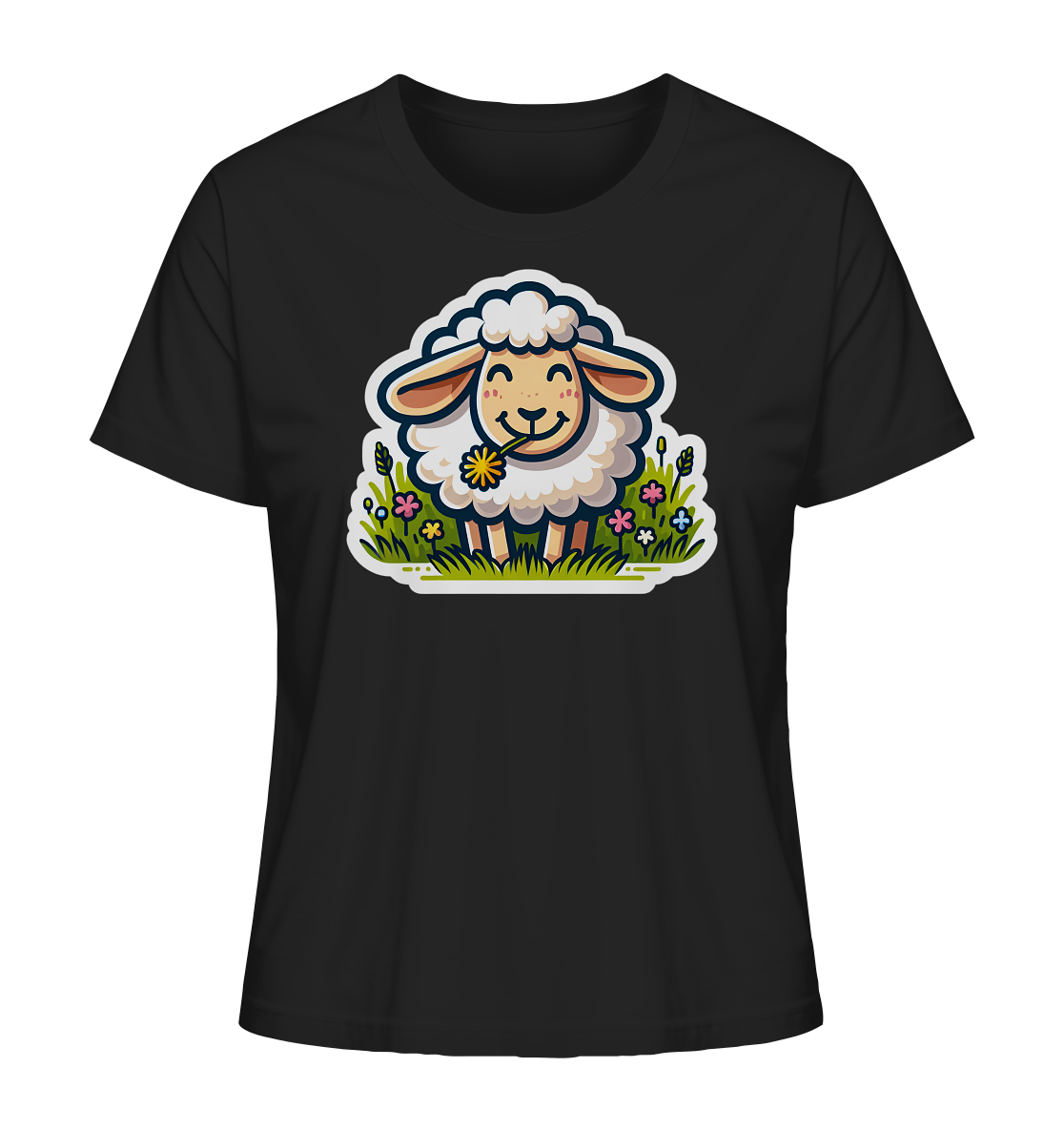 HAPPY SHEEP - Ladies Organic Shirt