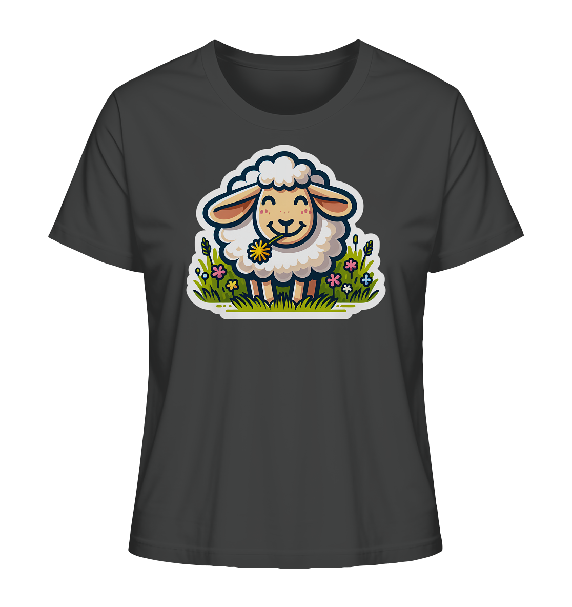 HAPPY SHEEP - Ladies Organic Shirt