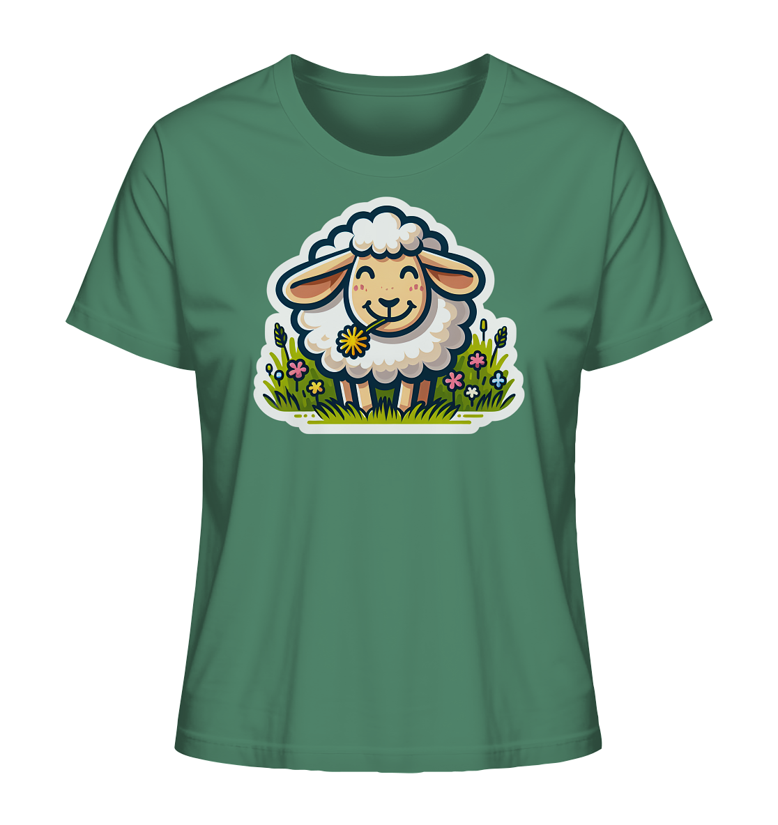 HAPPY SHEEP - Ladies Organic Shirt