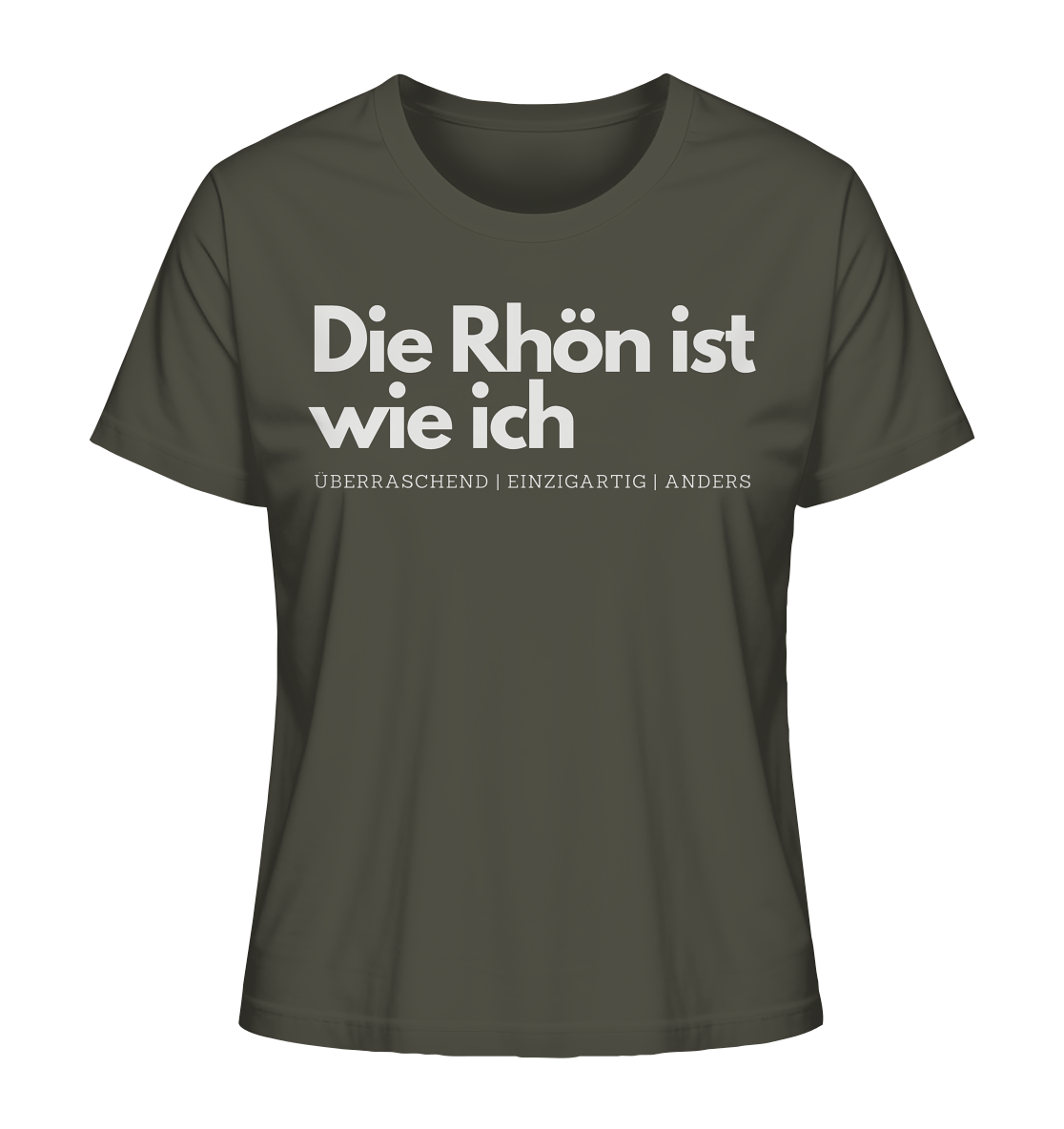 Die Rhön ist wie ich - Ladies Organic Shirt
