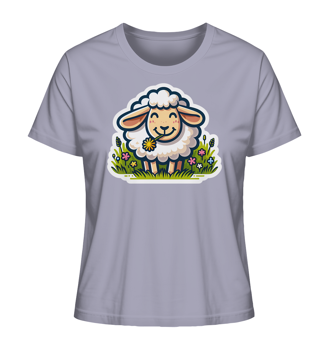 HAPPY SHEEP - Ladies Organic Shirt