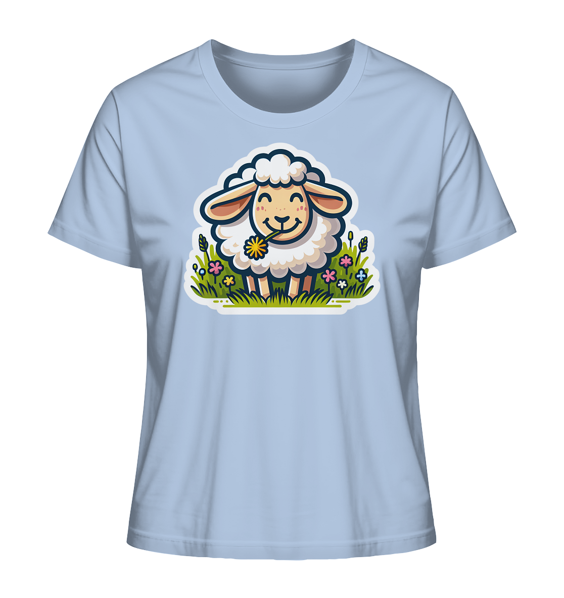 HAPPY SHEEP - Ladies Organic Shirt