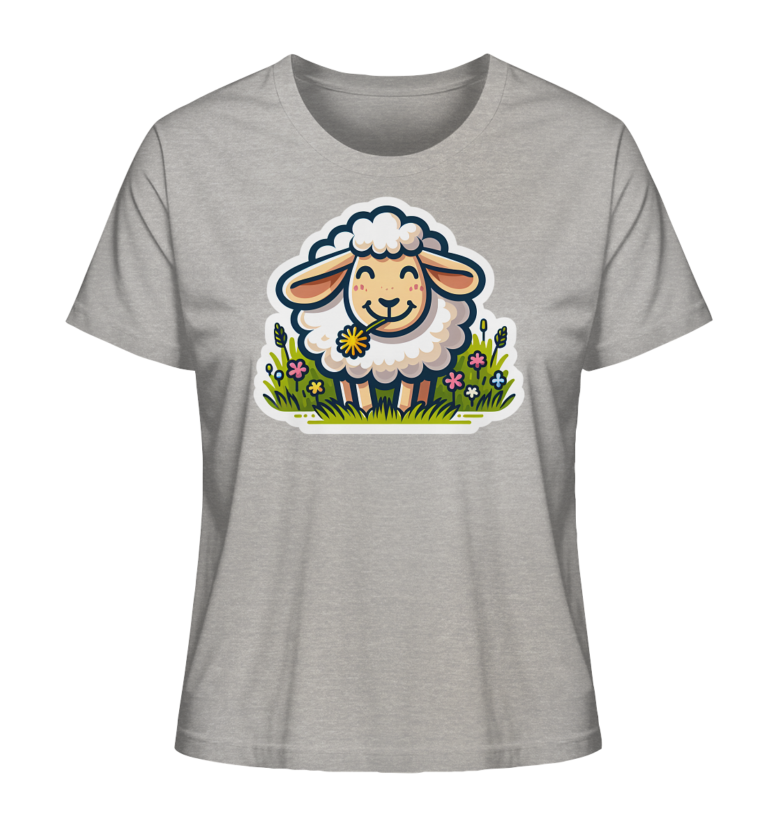 HAPPY SHEEP - Ladies Organic Shirt