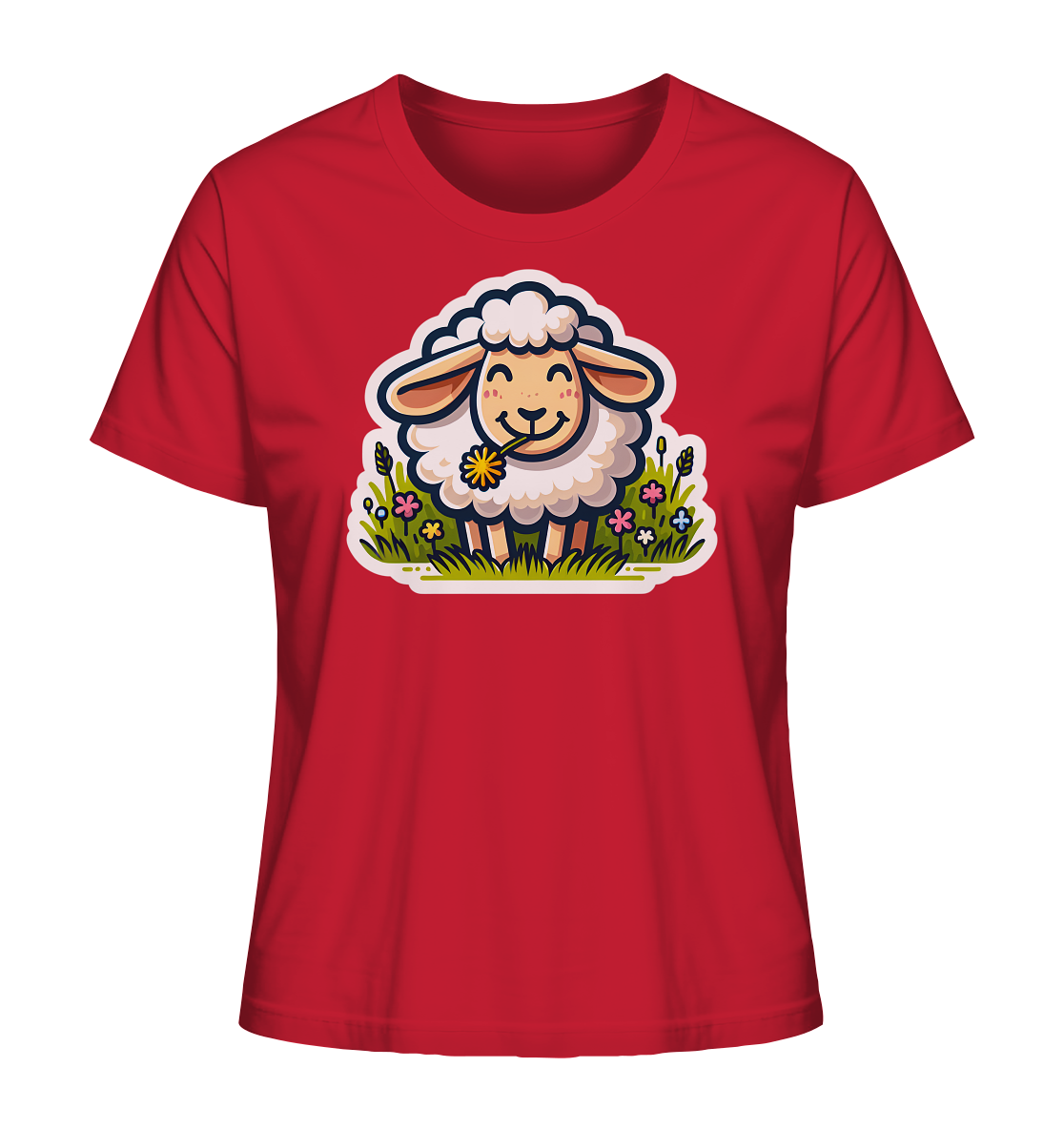 HAPPY SHEEP - Ladies Organic Shirt