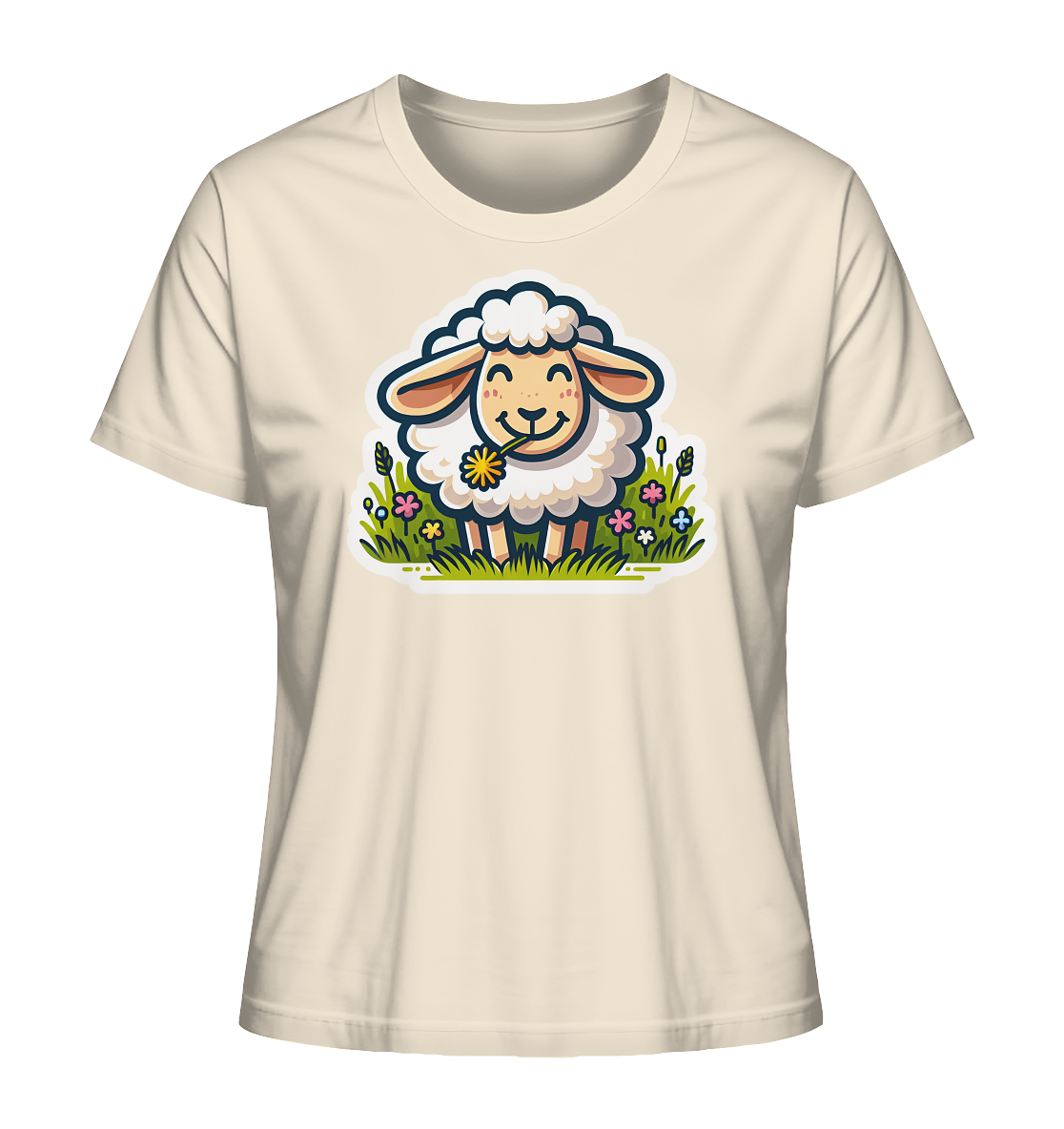 HAPPY SHEEP - Ladies Organic Shirt