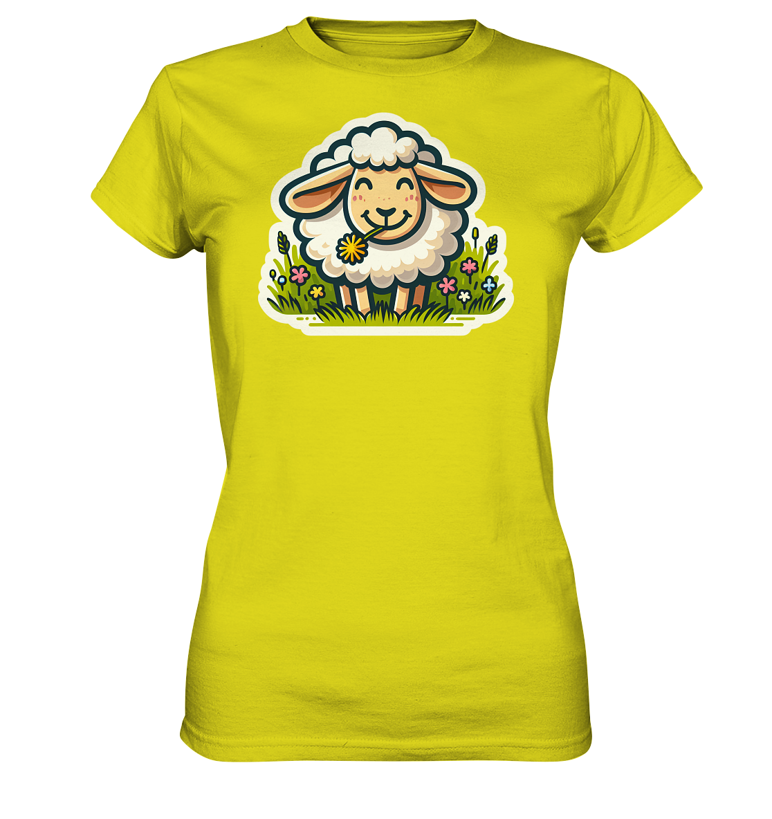 HAPPY SHEEP - Ladies Premium Shirt