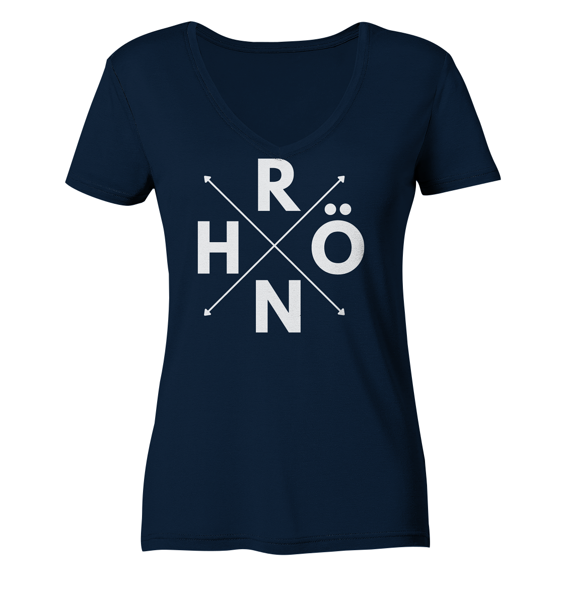 RHÖN im KREUZ - Ladies V-Neck Shirt