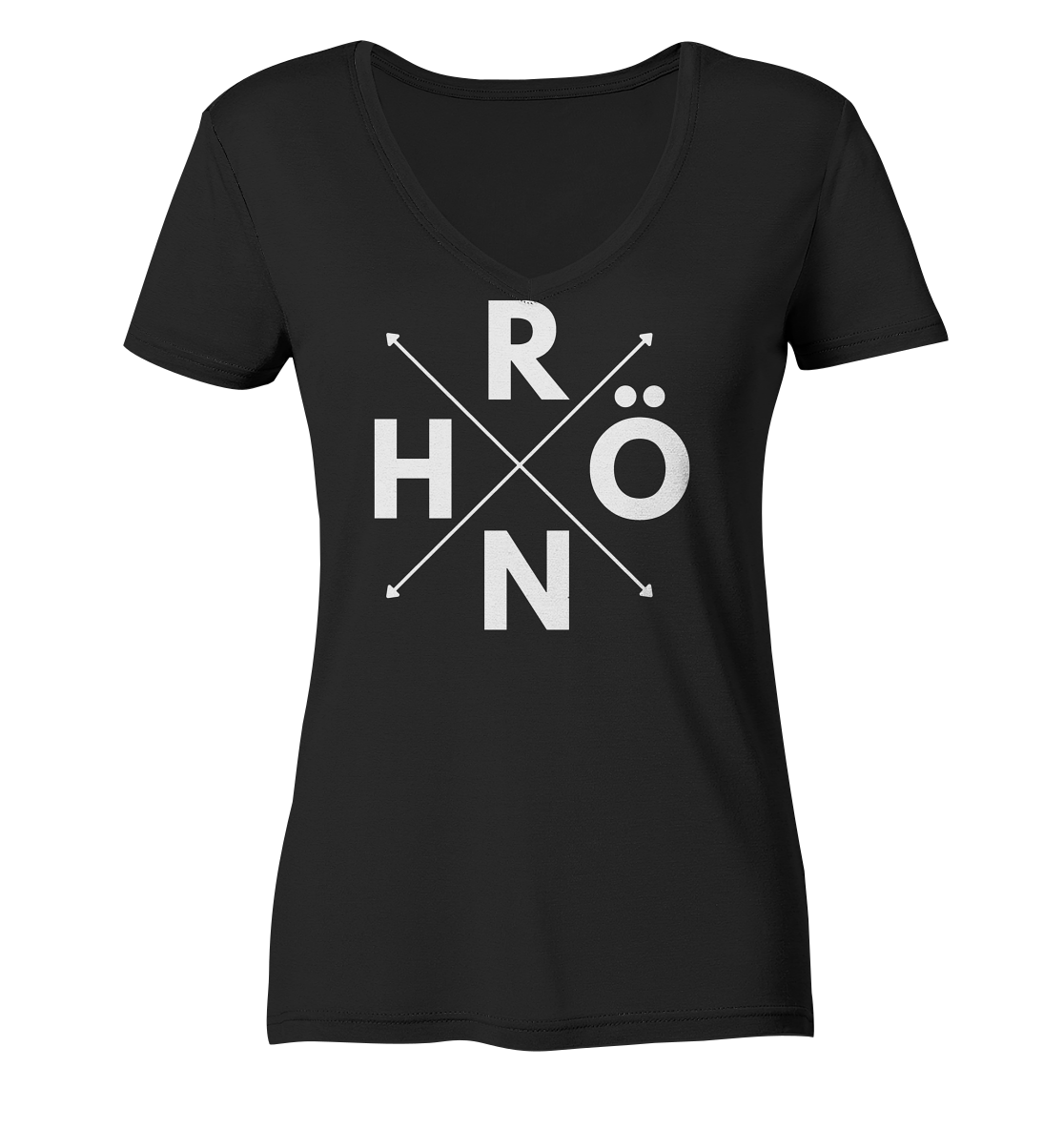 RHÖN im KREUZ - Ladies V-Neck Shirt