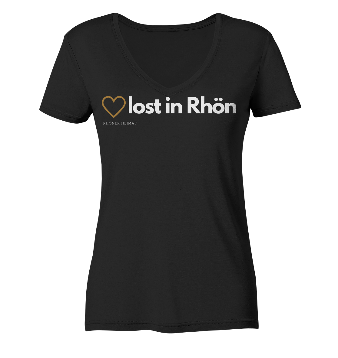 HEART LOST IN RHÖN - Ladies V-Neck Shirt