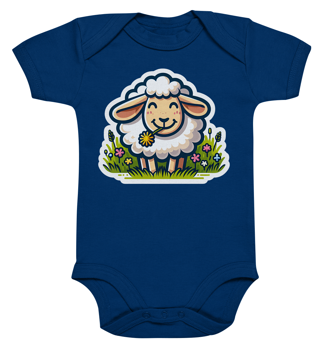 HAPPY SHEEP - Organic Baby Bodysuit