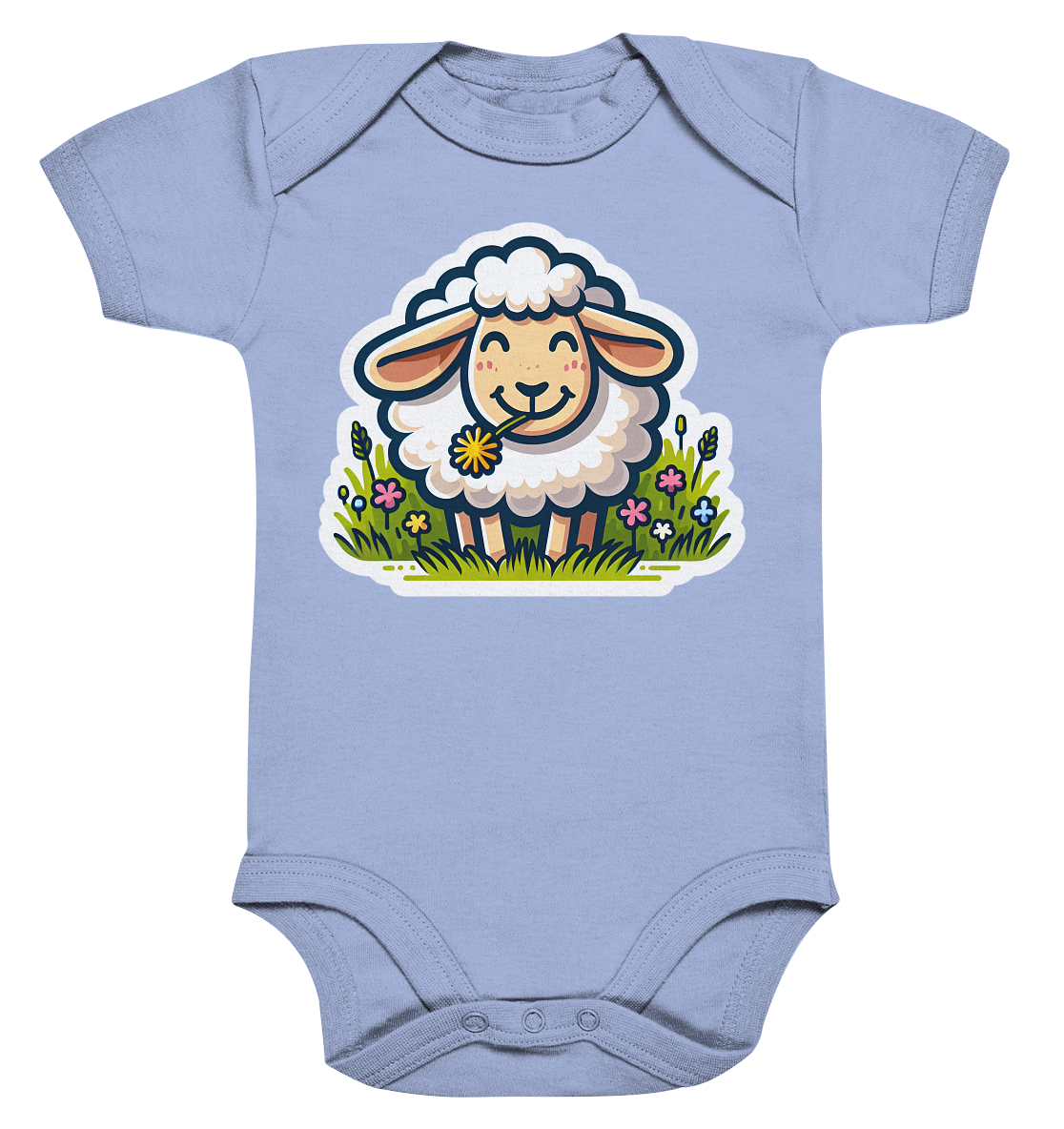 HAPPY SHEEP - Organic Baby Bodysuit