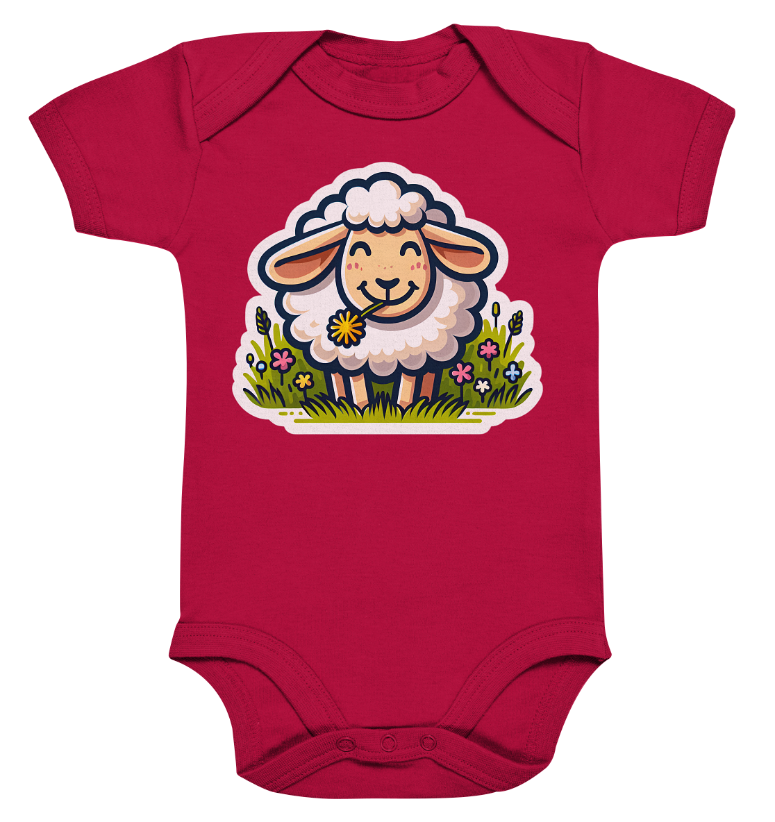 HAPPY SHEEP - Organic Baby Bodysuit