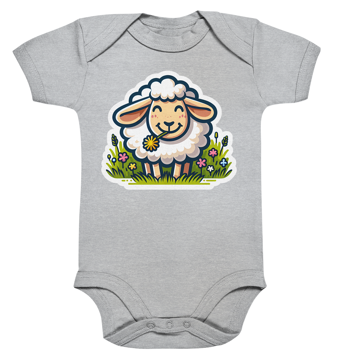 HAPPY SHEEP - Organic Baby Bodysuit
