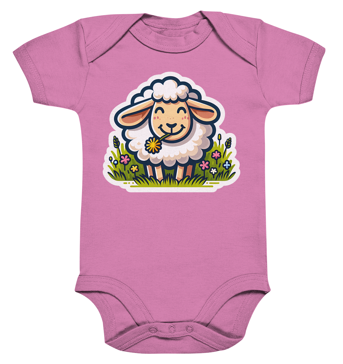 HAPPY SHEEP - Organic Baby Bodysuit