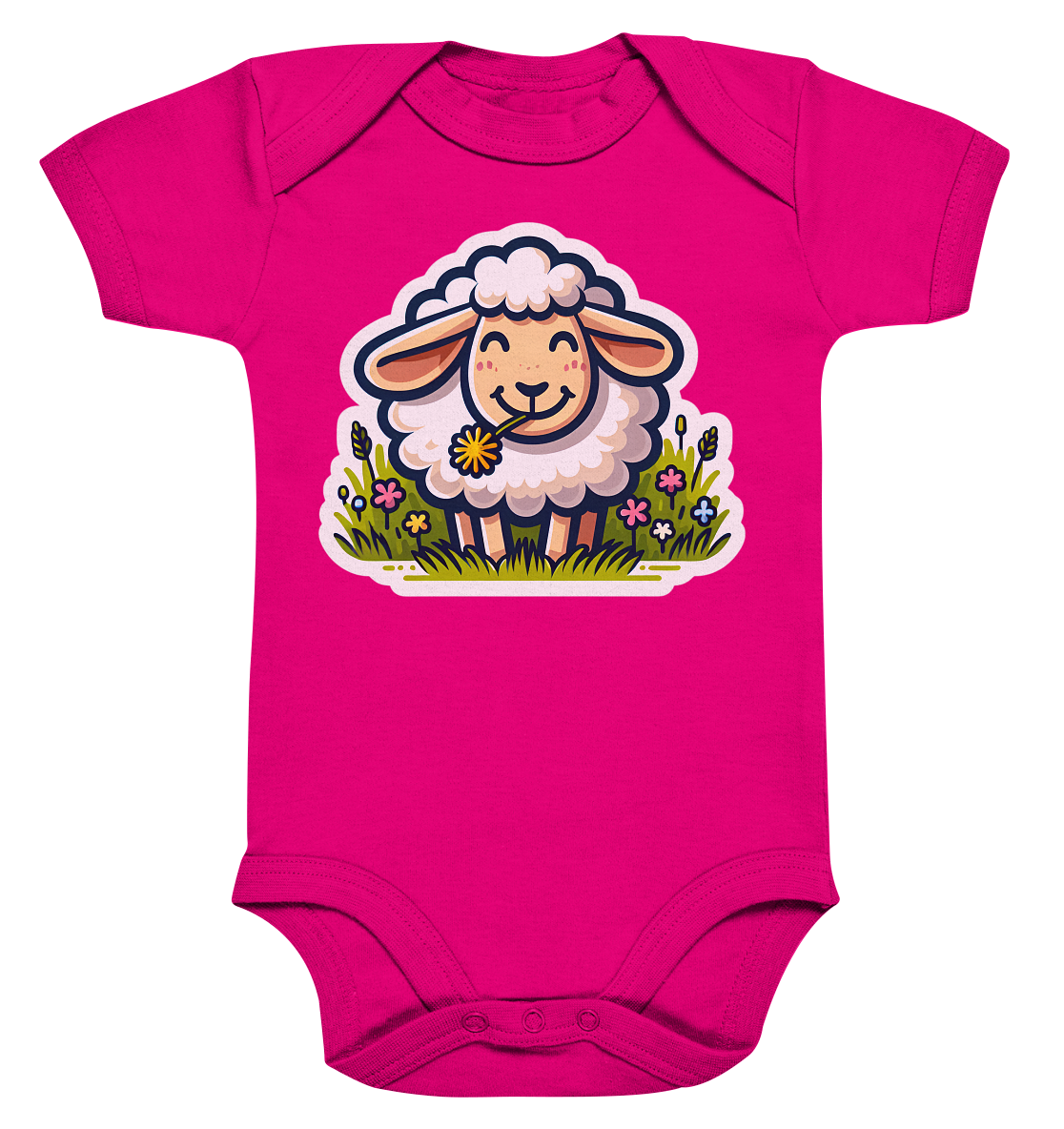 HAPPY SHEEP - Organic Baby Bodysuit