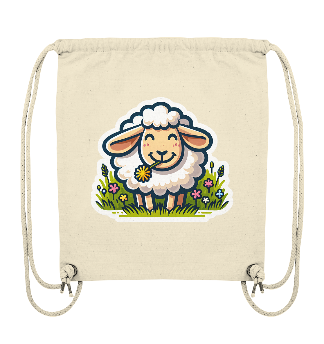 "HAPPY SHEEP" - Organic Gym-Bag
