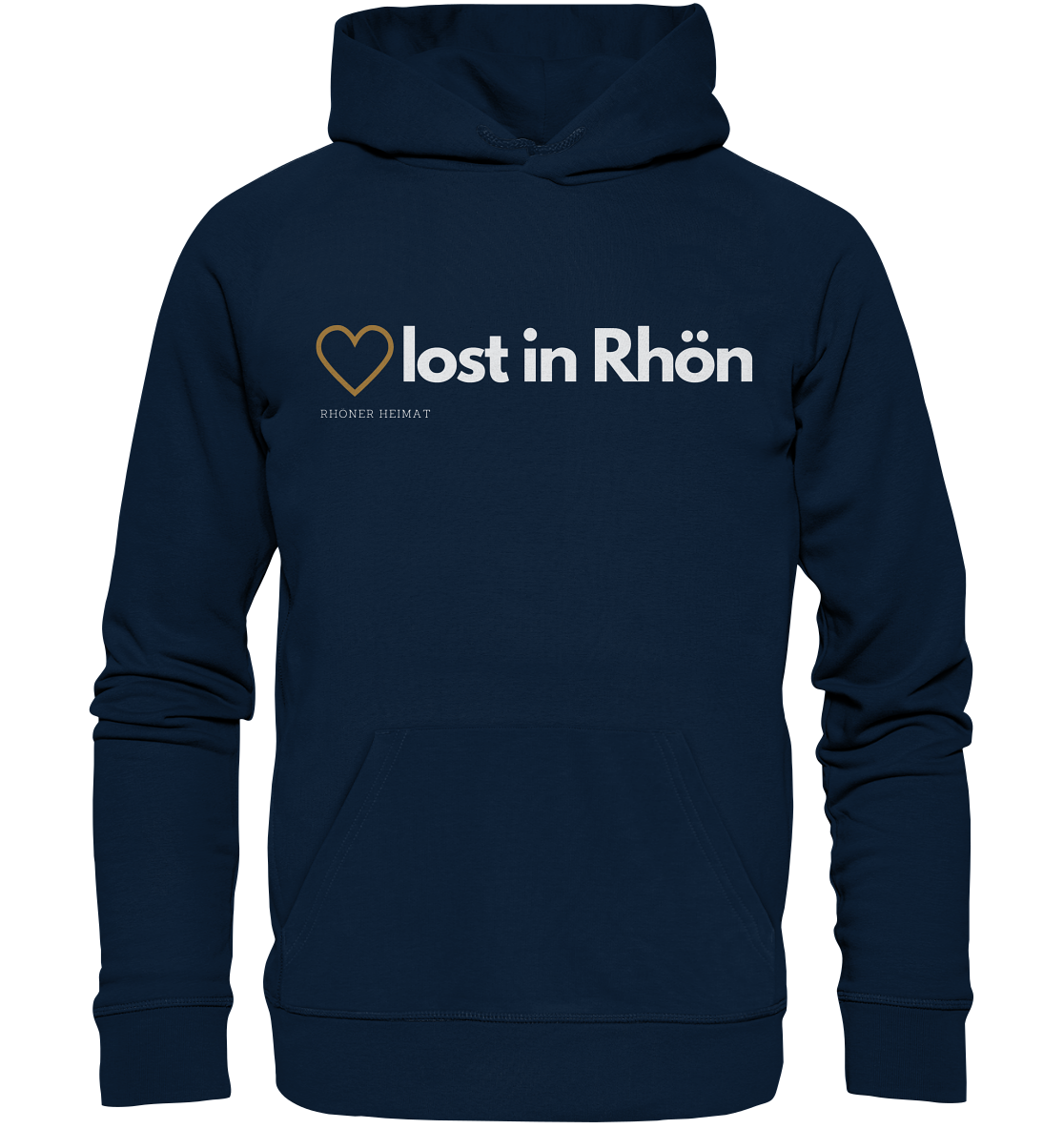 HEART LOST IN RHÖN - Organic Hoodie