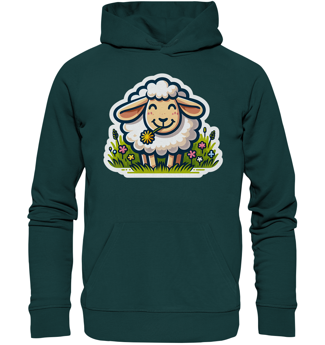 HAPPY SHEEP - Organic Hoodie