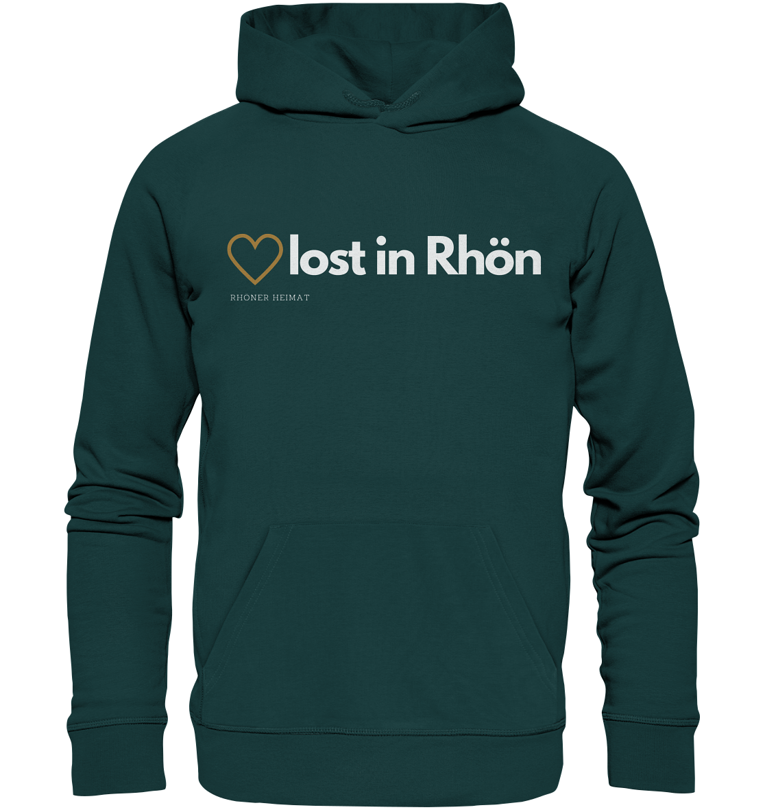 HEART LOST IN RHÖN - Organic Hoodie