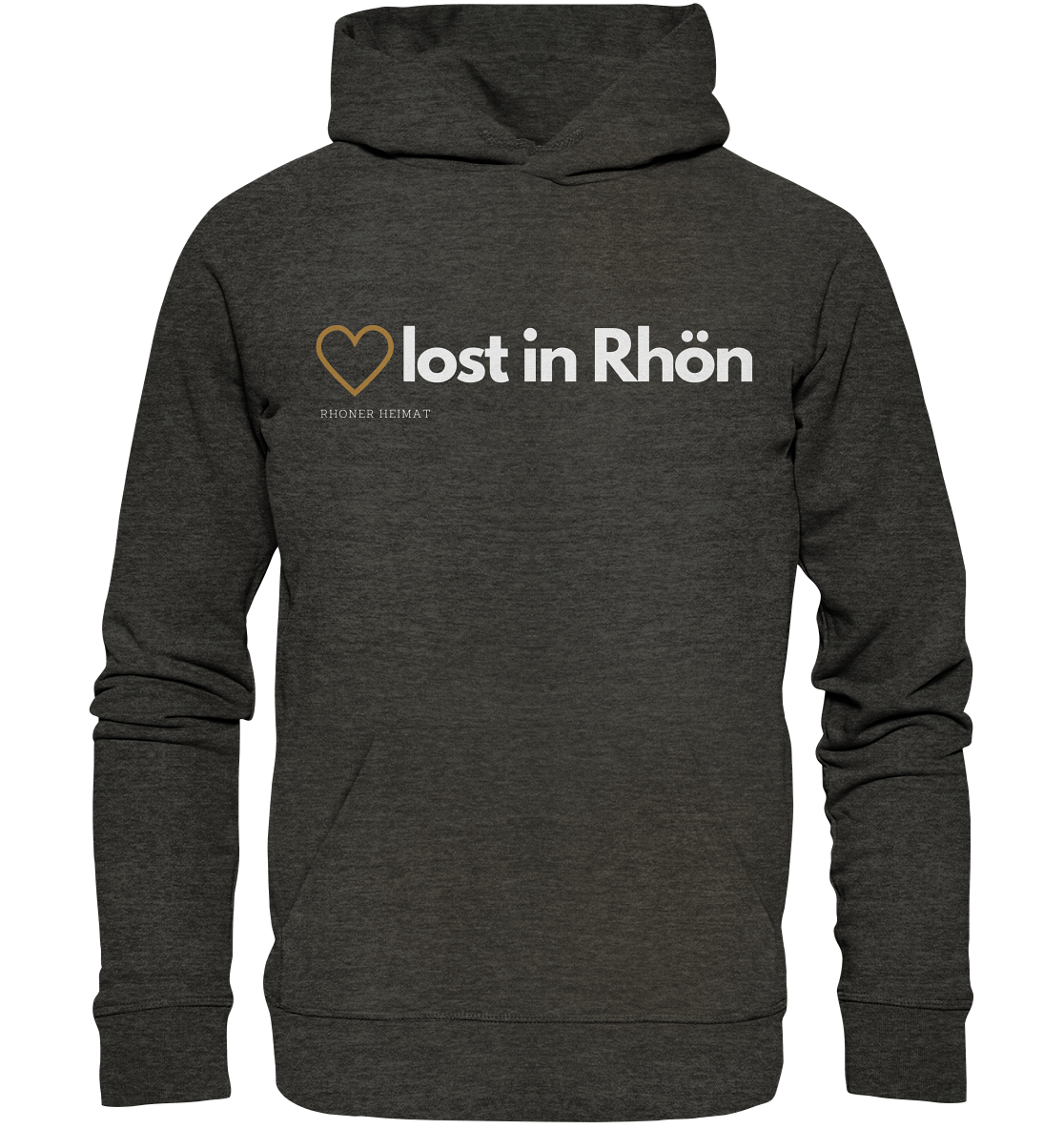 HEART LOST IN RHÖN - Organic Hoodie