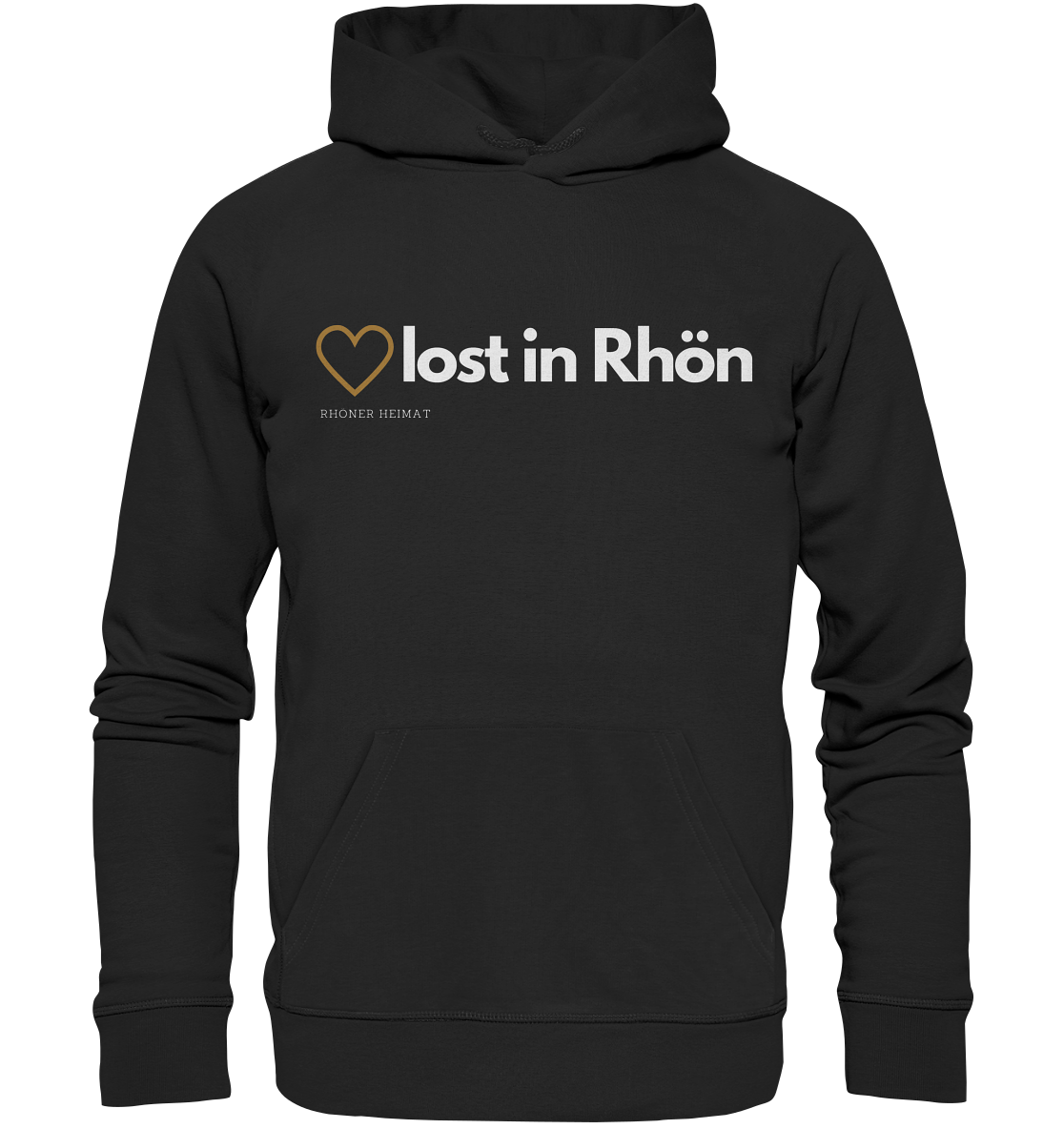 HEART LOST IN RHÖN - Organic Hoodie