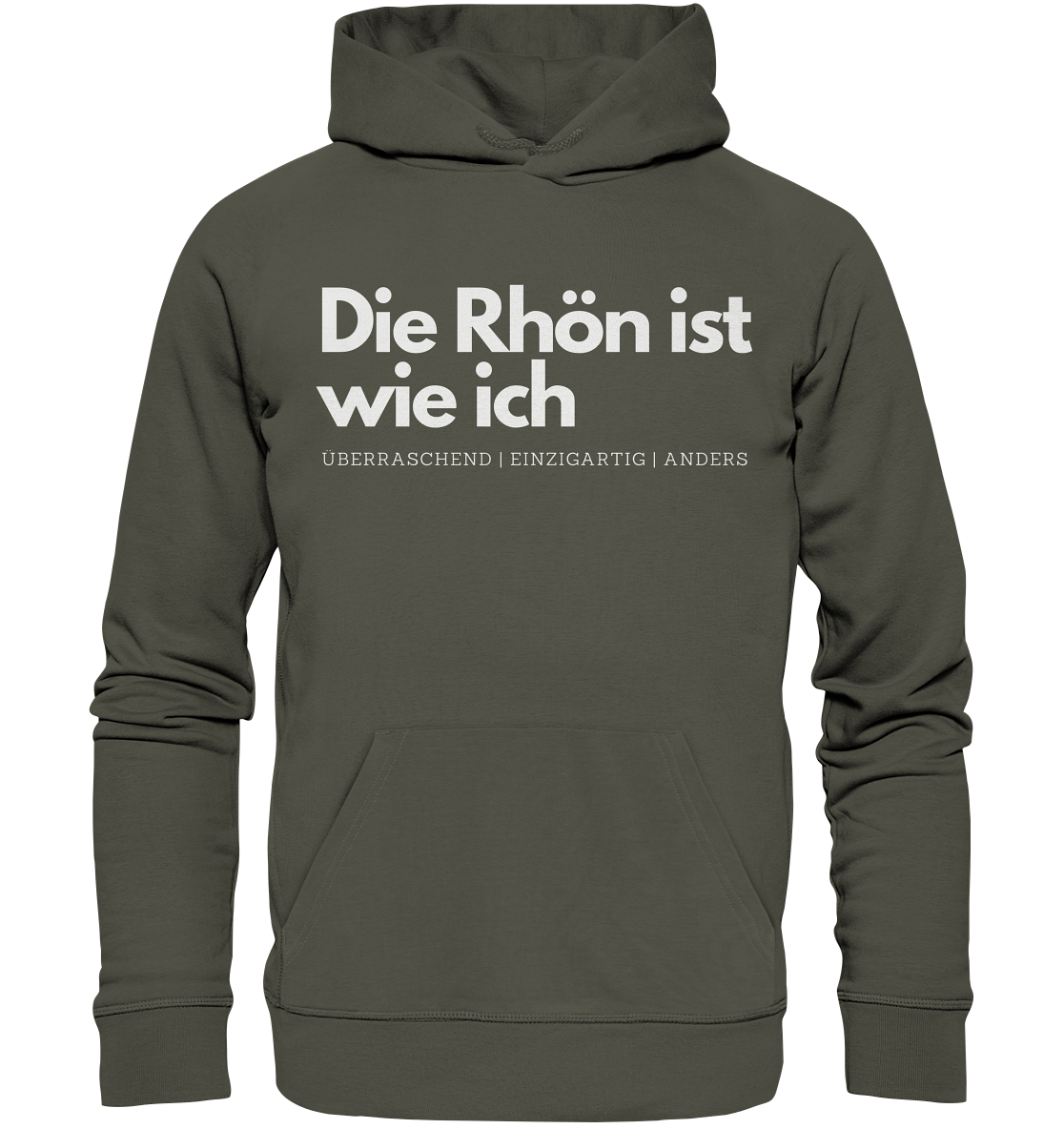 Die Rhön ist wie ich - Organic Hoodie