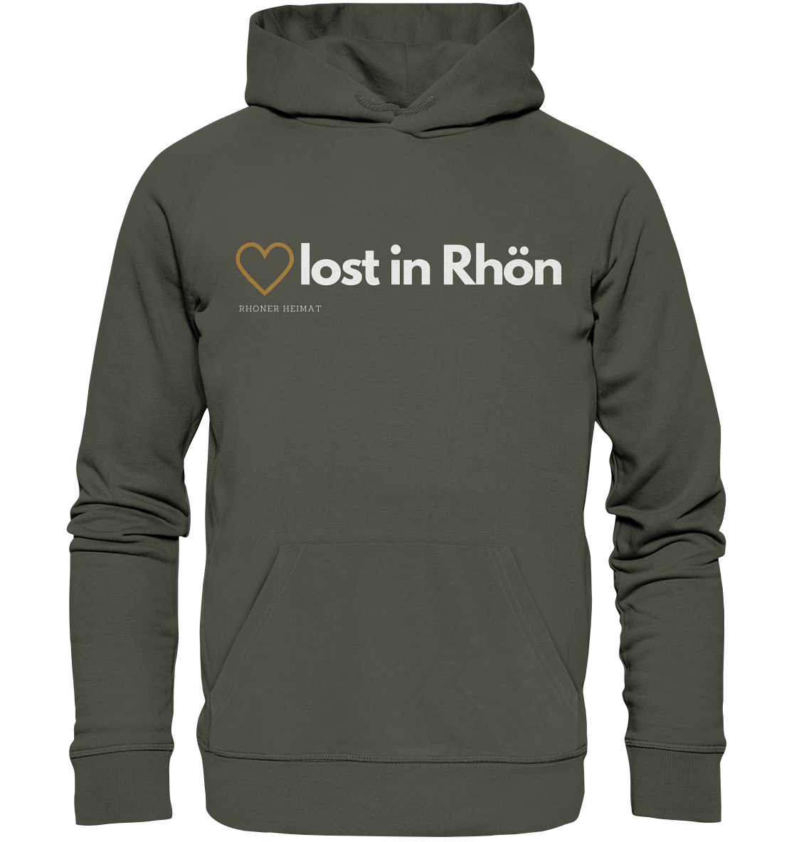 HEART LOST IN RHÖN - Organic Hoodie
