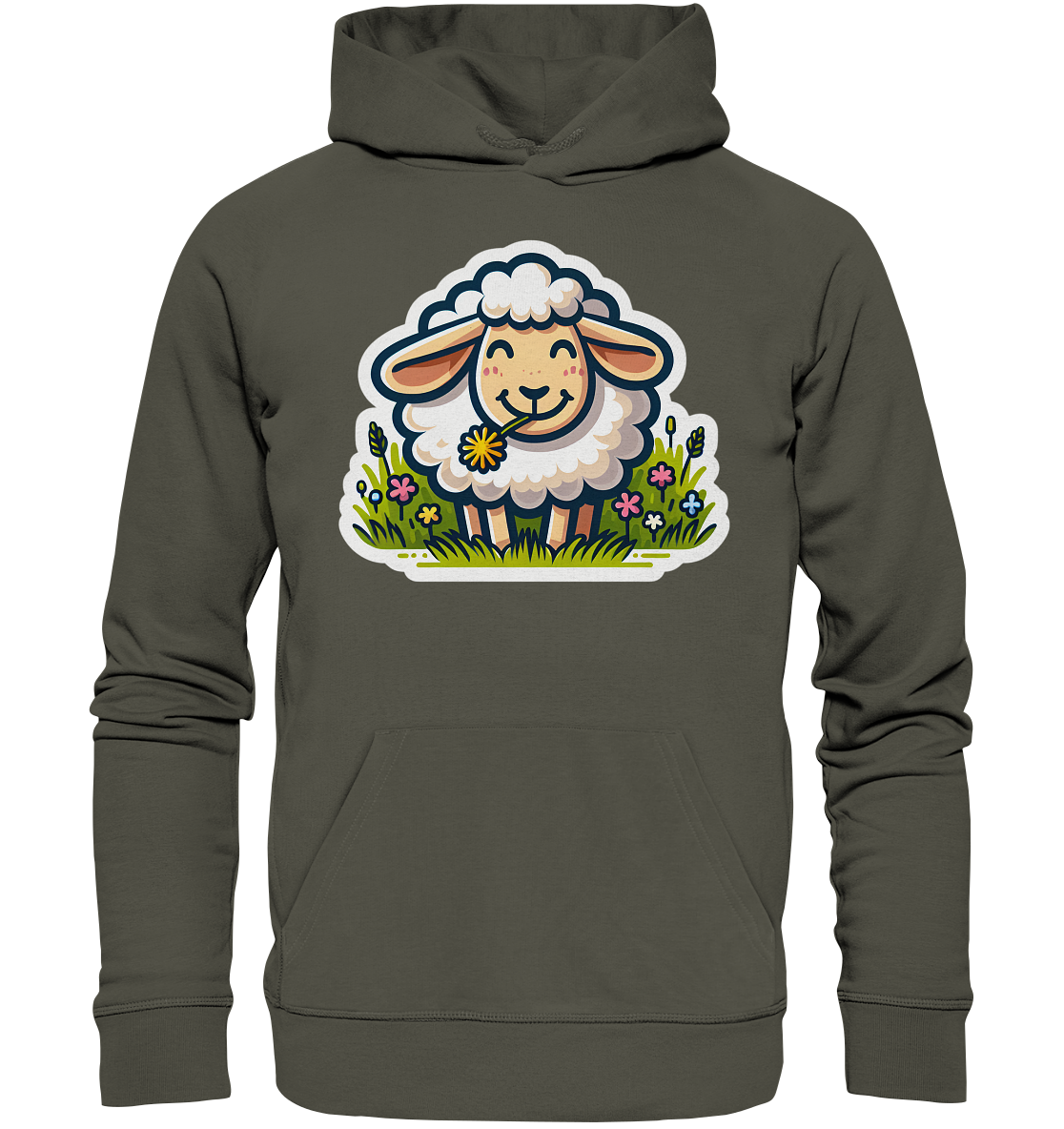 HAPPY SHEEP - Organic Hoodie