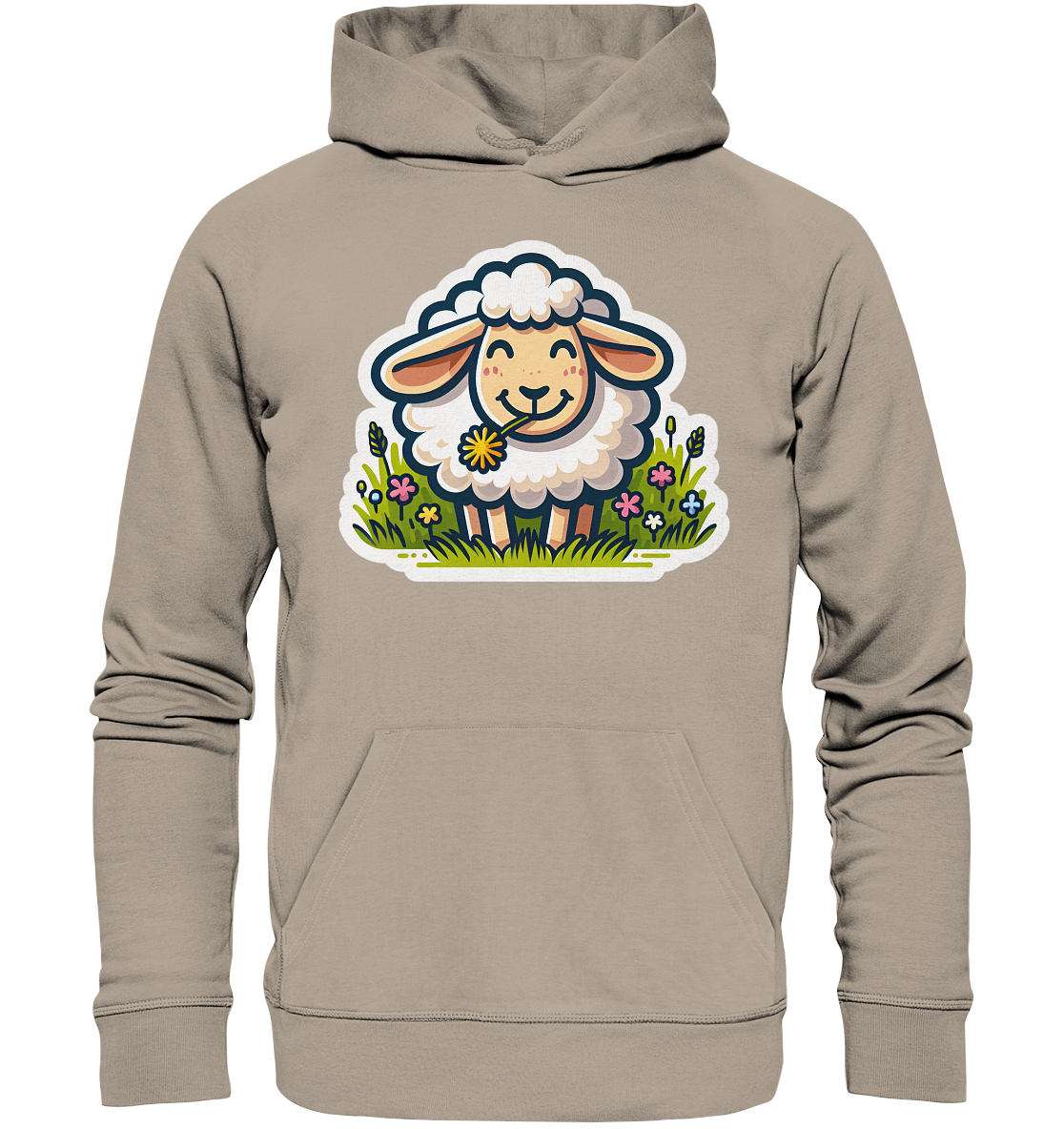 HAPPY SHEEP - Organic Hoodie