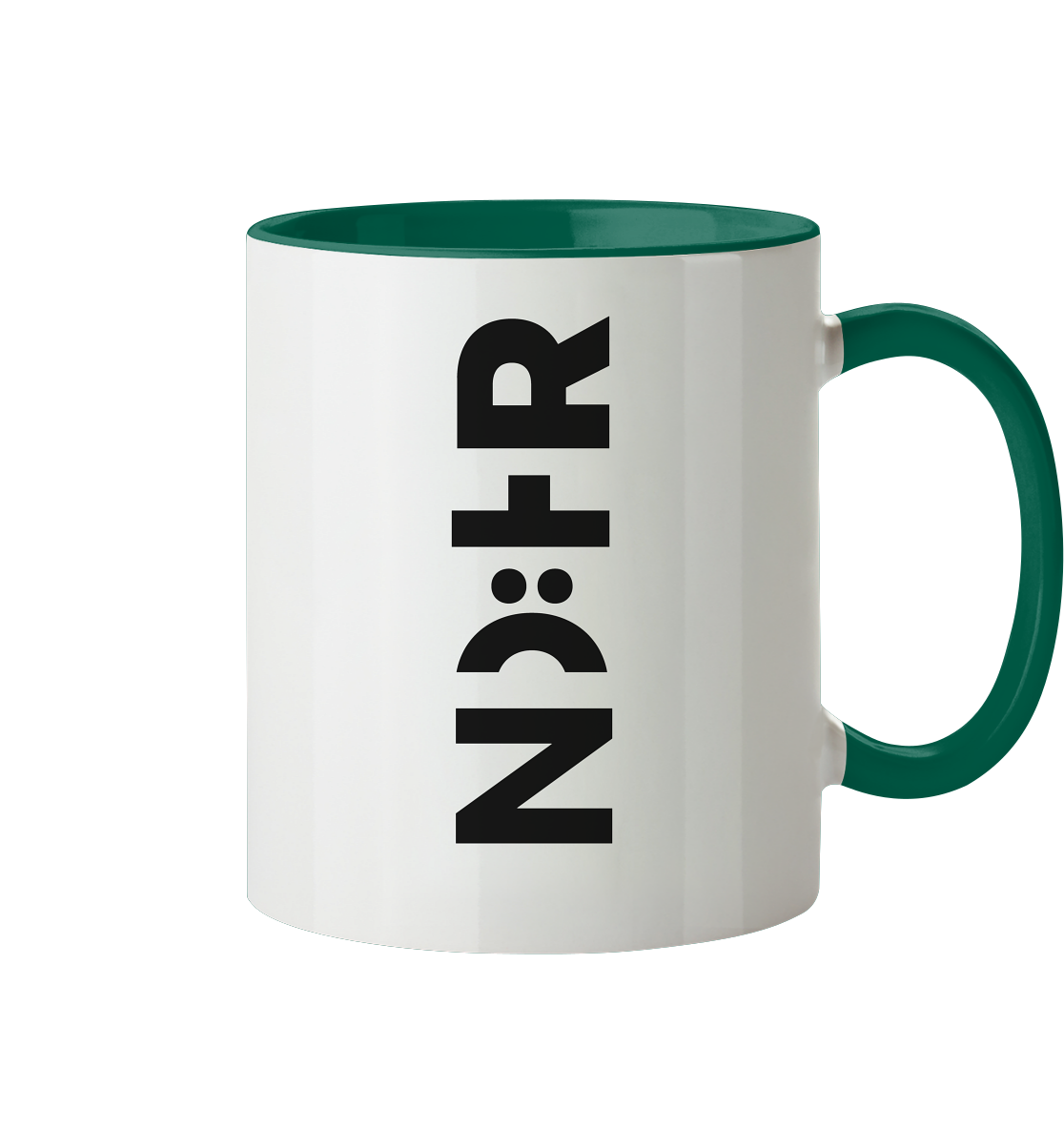 Die RHÖN in HOCH - Tasse zweifarbig