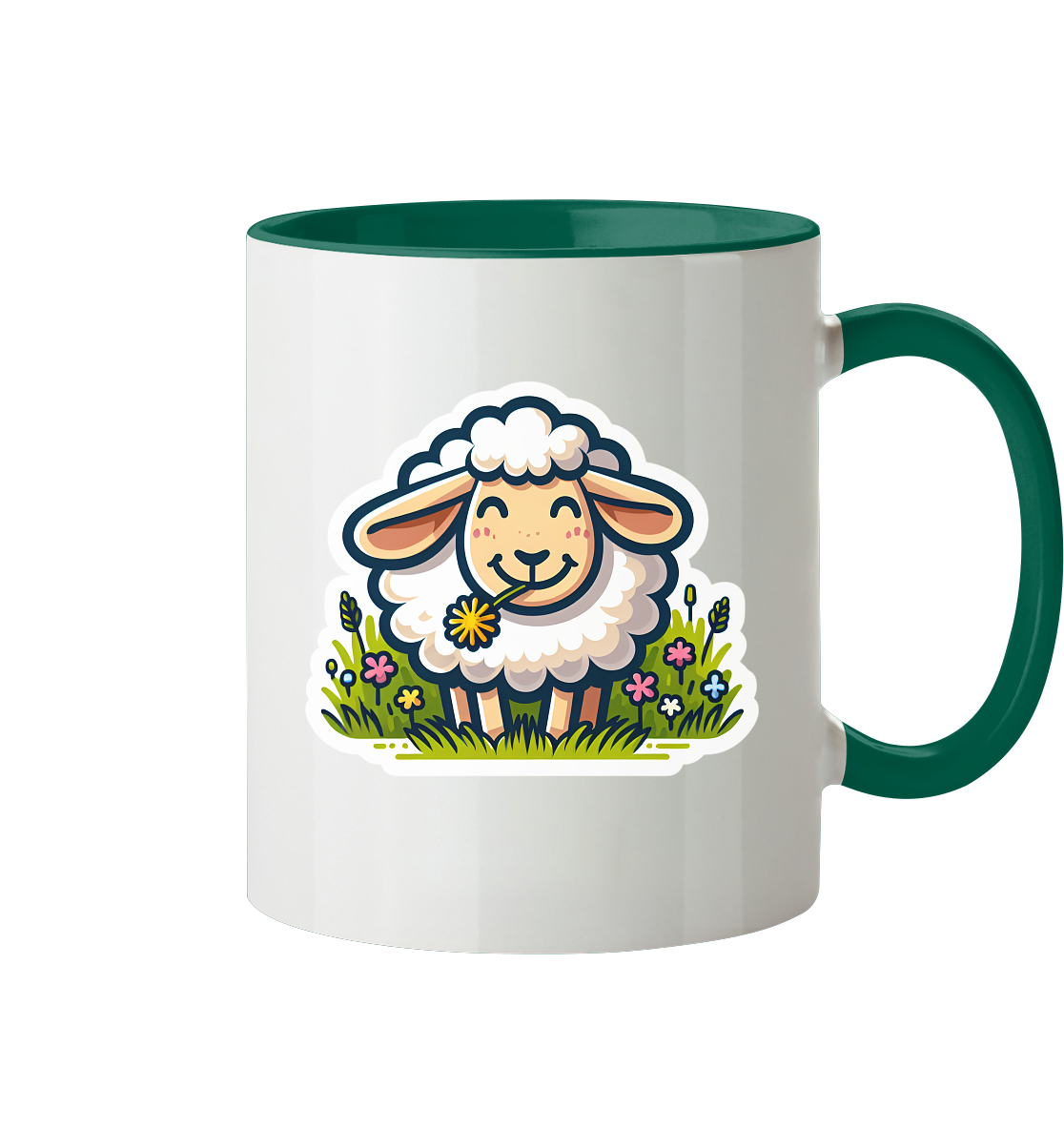 HAPPY SHEEP - Tasse zweifarbig