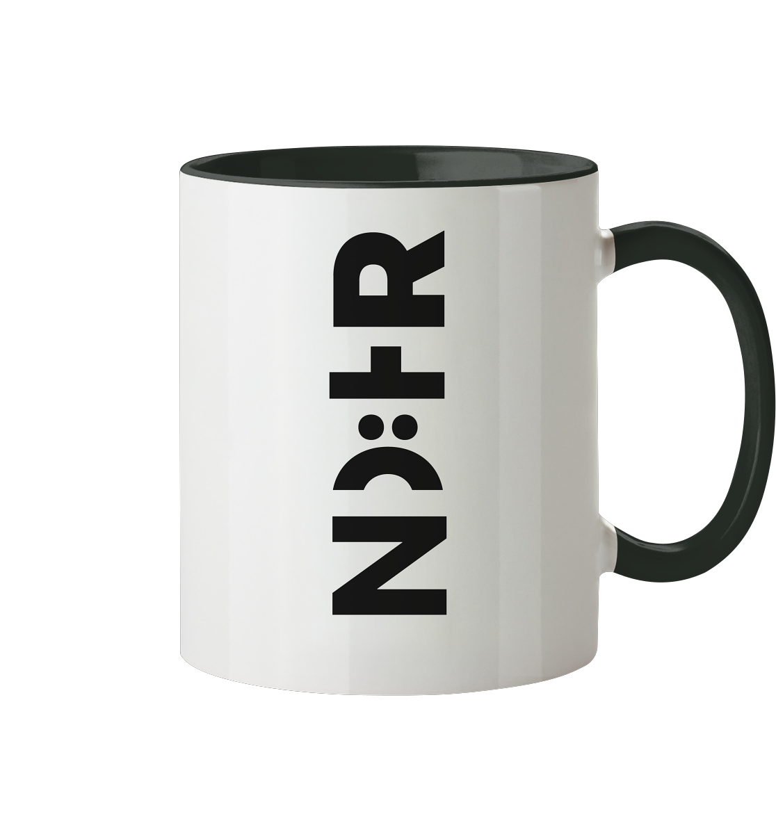 Die RHÖN in HOCH - Tasse zweifarbig