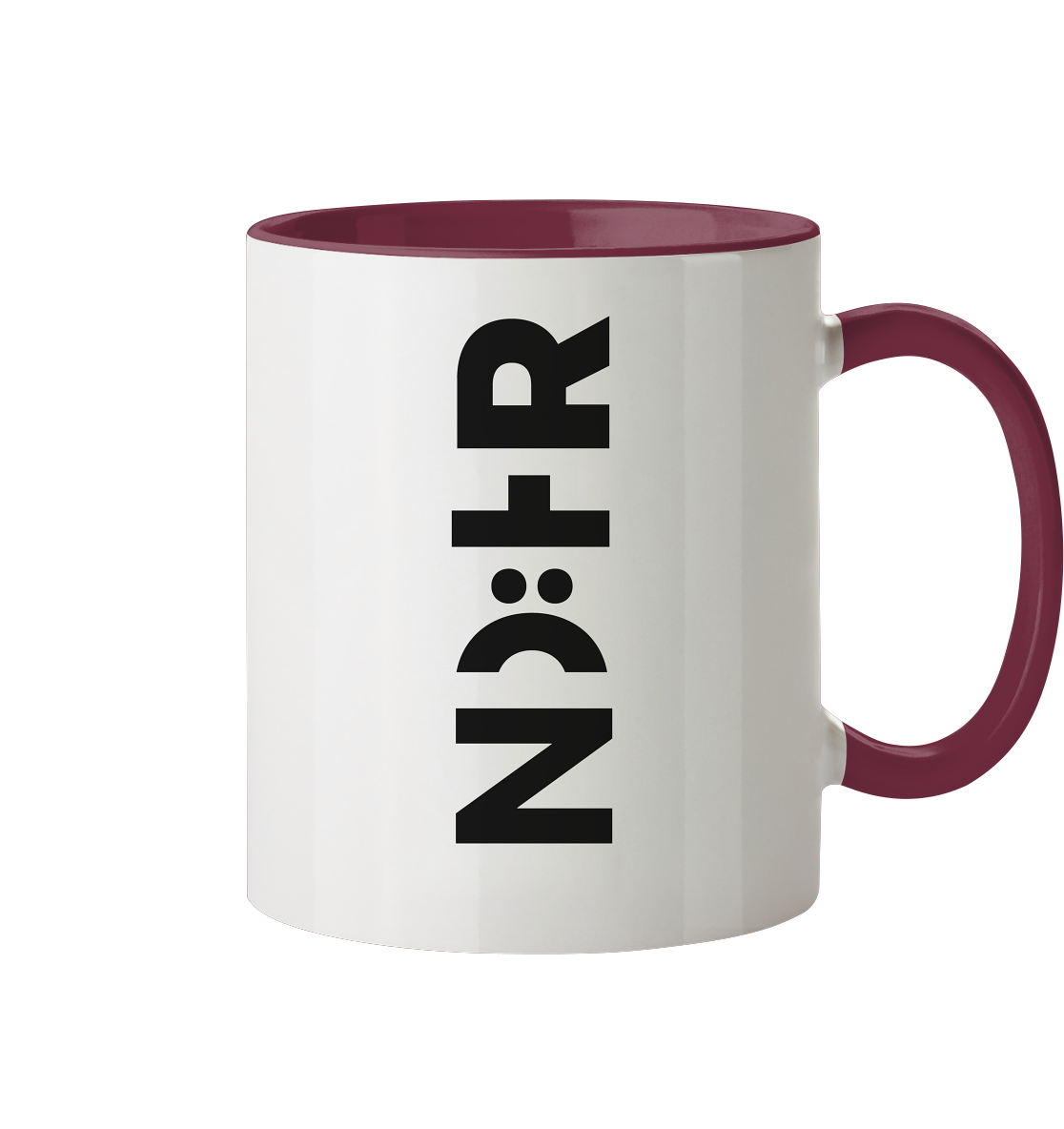 Die RHÖN in HOCH - Tasse zweifarbig