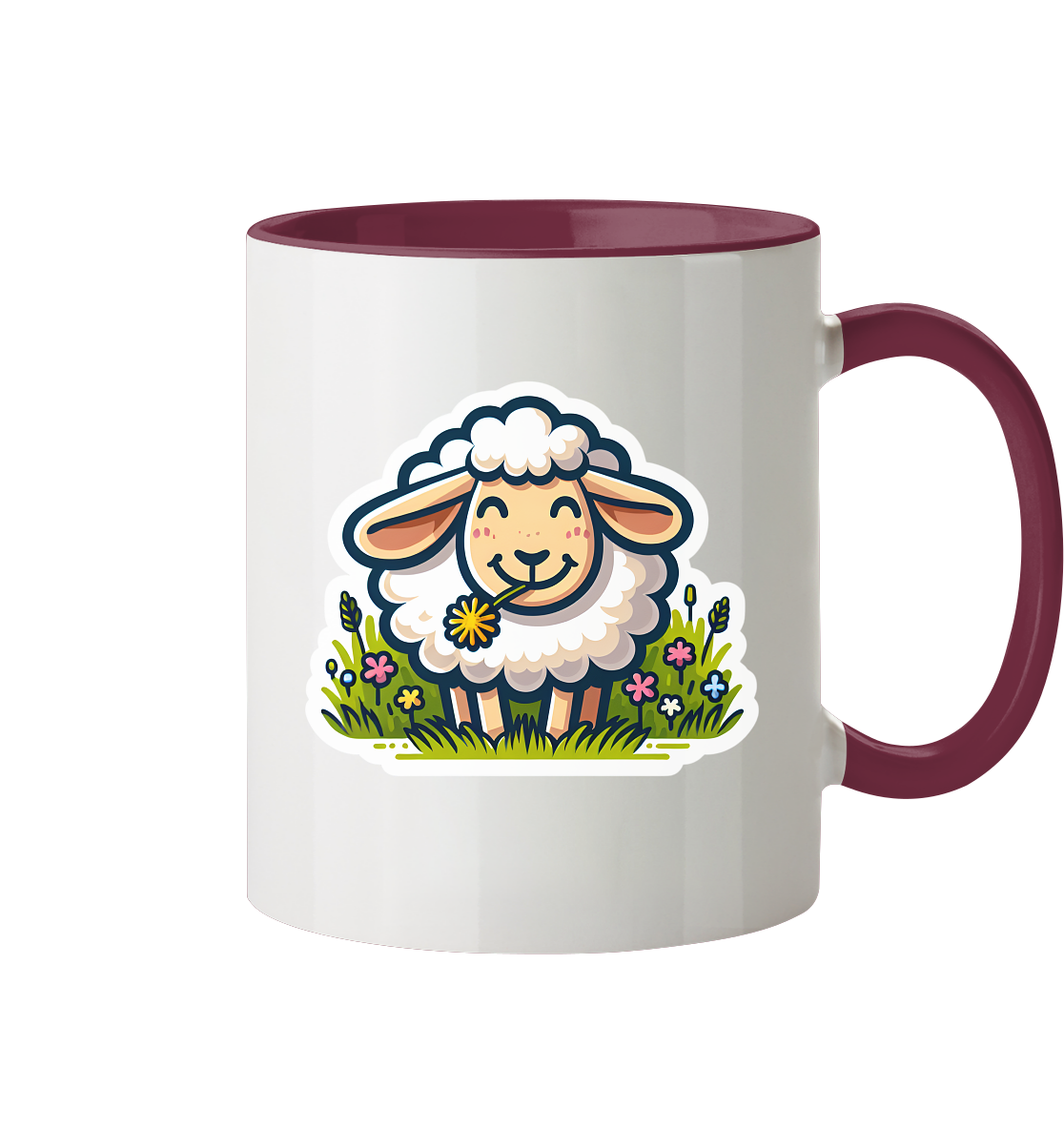 HAPPY SHEEP - Tasse zweifarbig