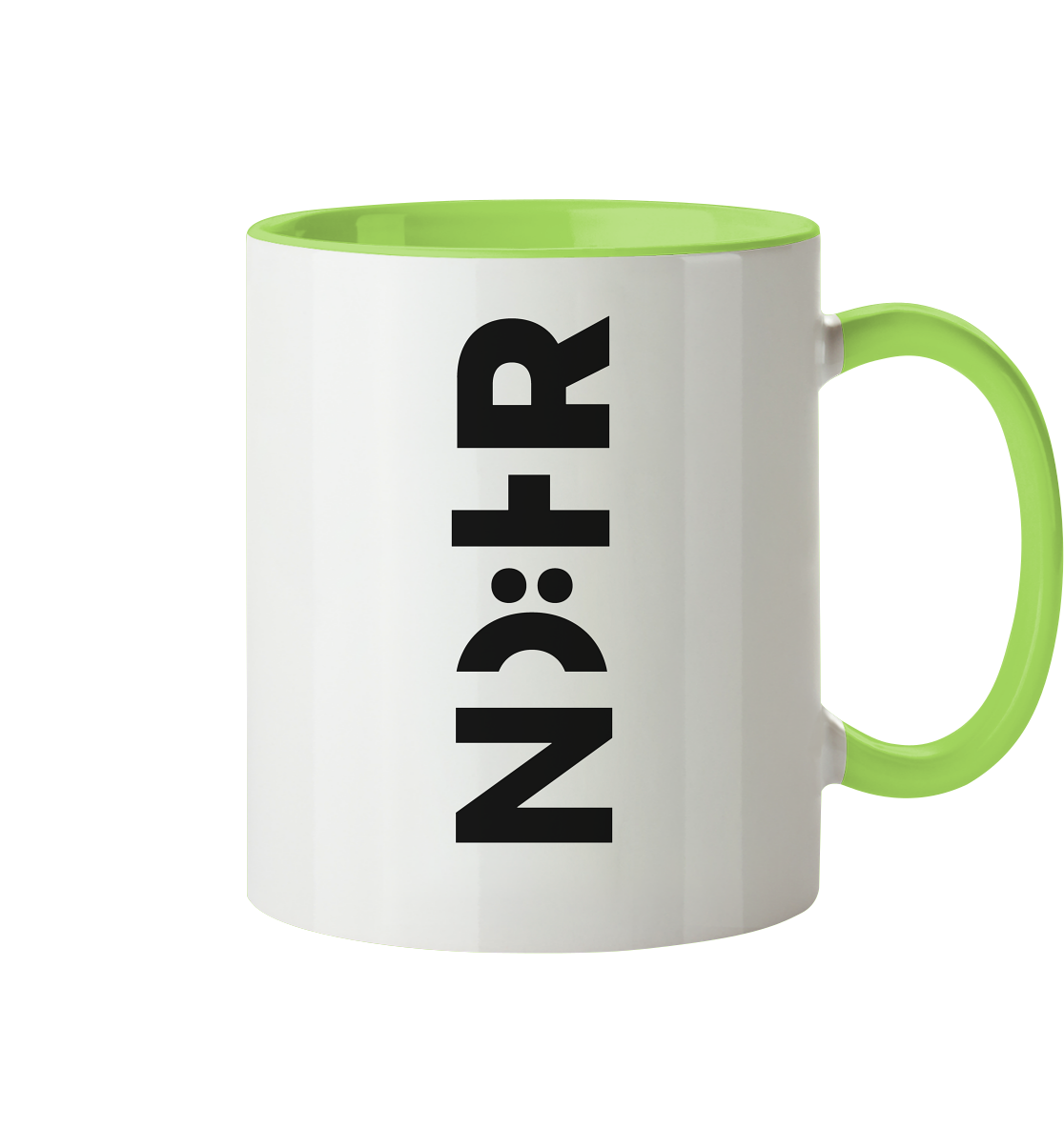 Die RHÖN in HOCH - Tasse zweifarbig
