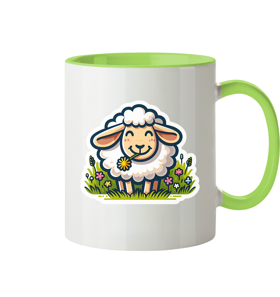 HAPPY SHEEP - Tasse zweifarbig