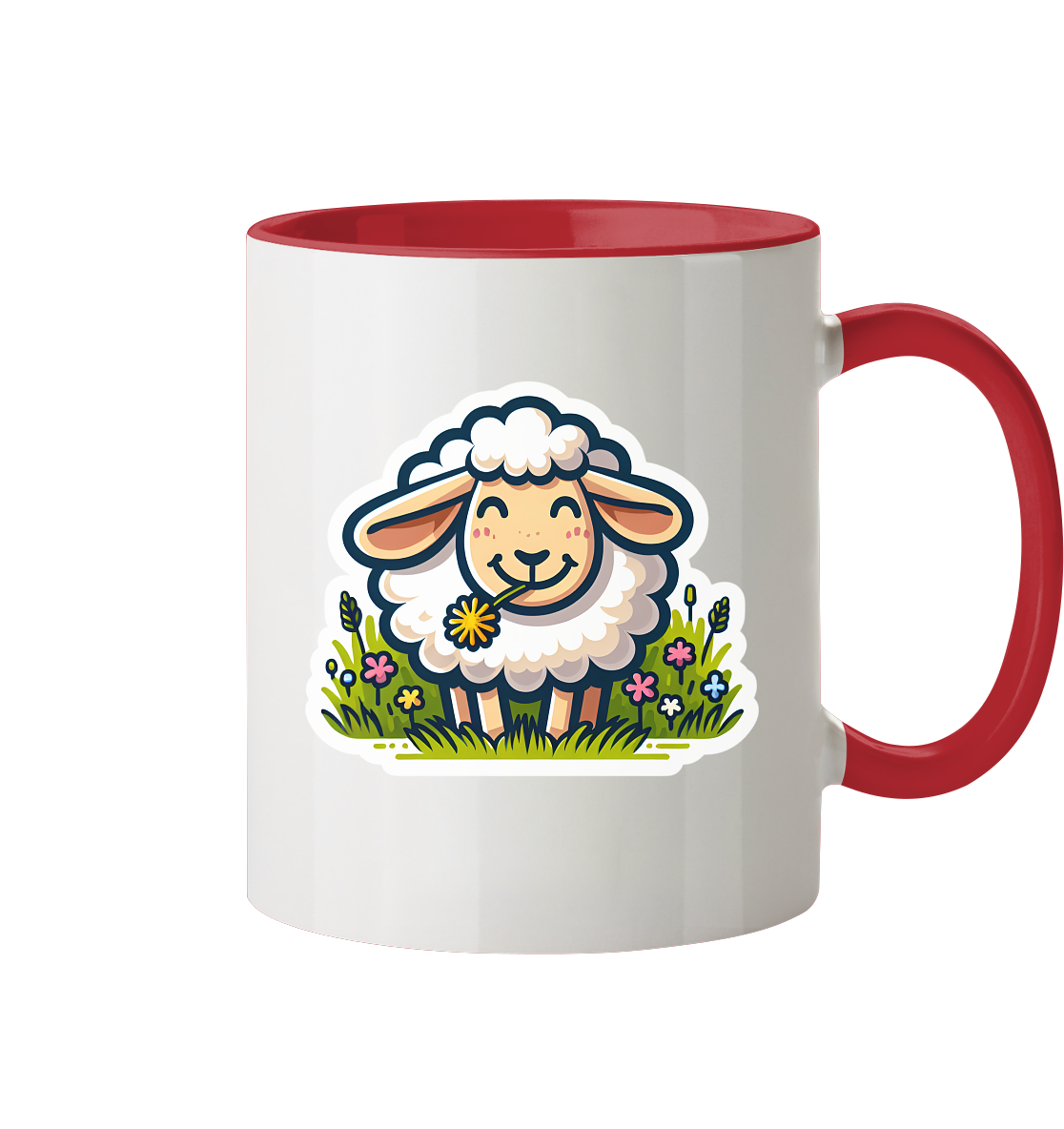 HAPPY SHEEP - Tasse zweifarbig