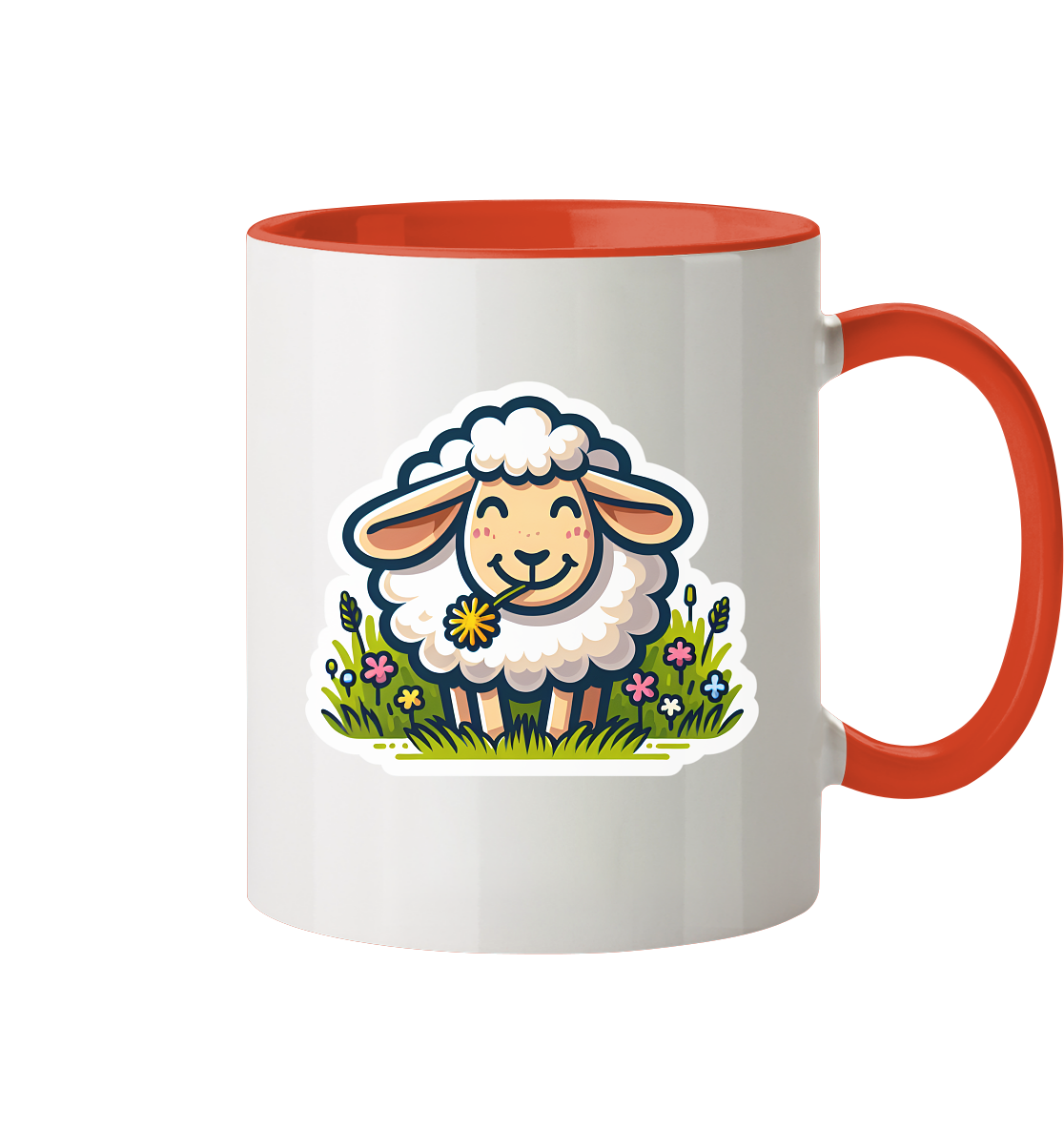 HAPPY SHEEP - Tasse zweifarbig